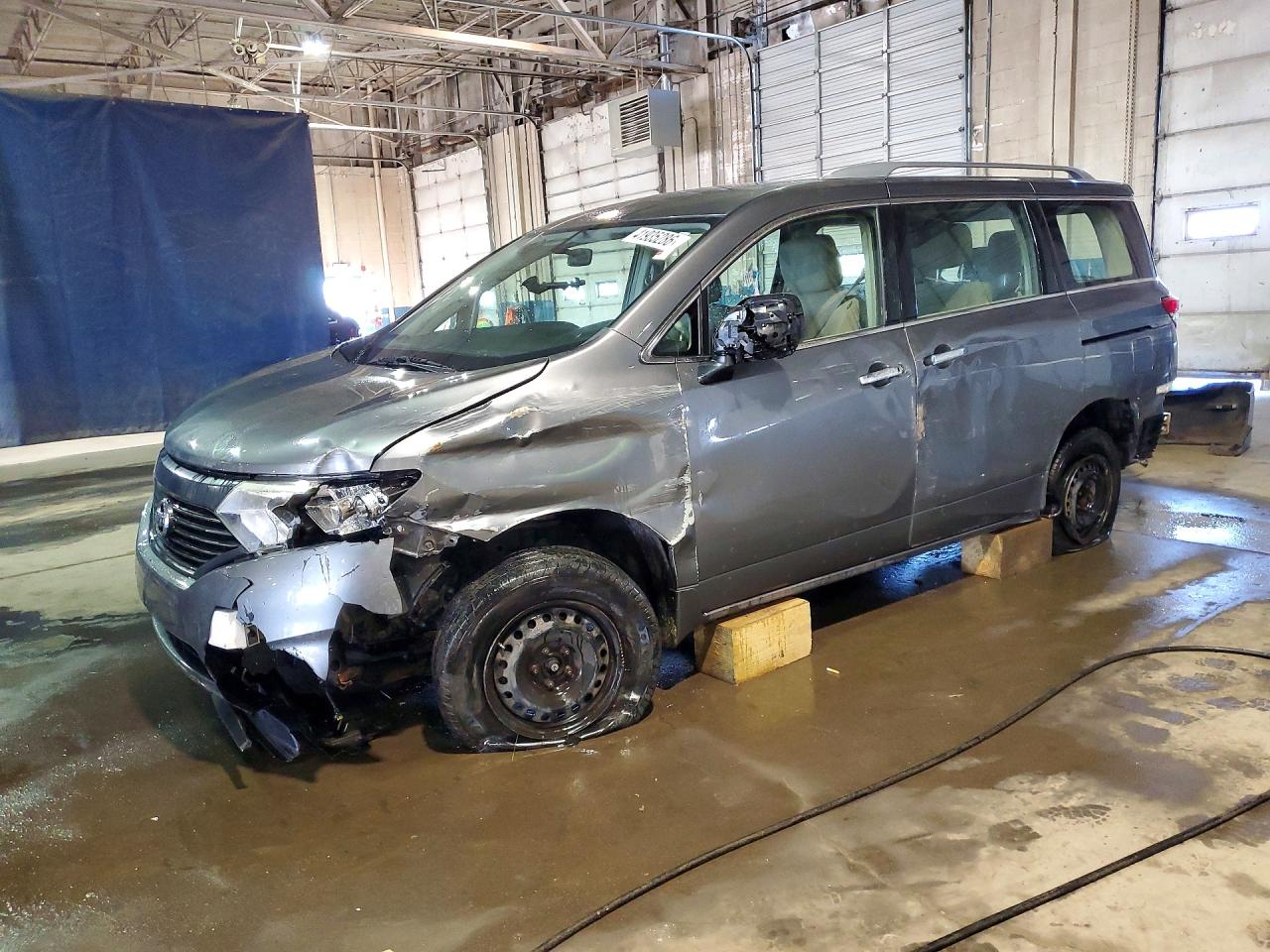 2015 Nissan Quest 3.5 S Silver vin: JN8AE2KP8F9130998