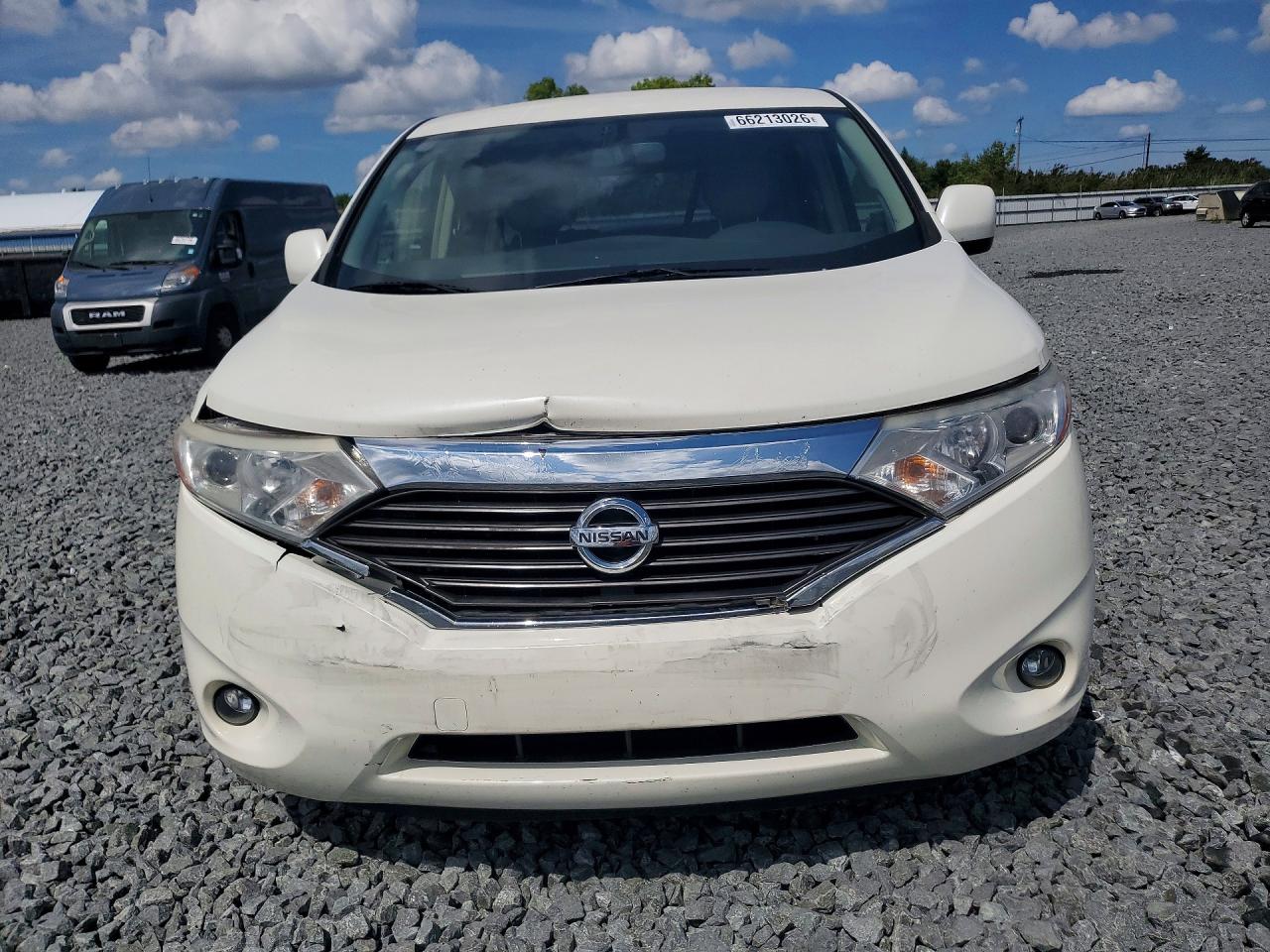 2015 Nissan Quest 3.5 Sv White vin: JN8AE2KP8F9131620