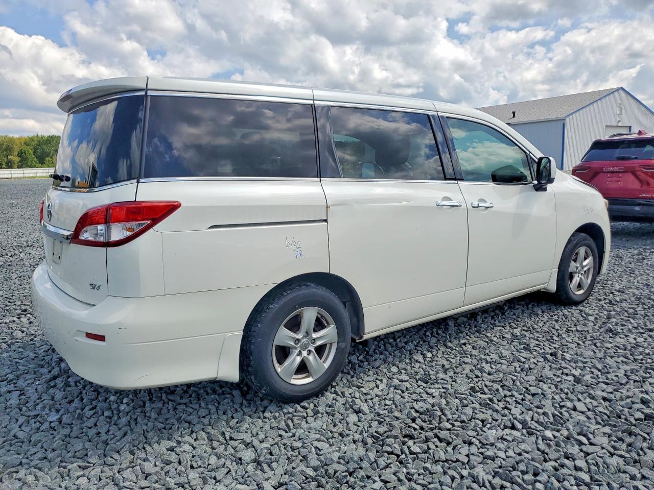 2015 Nissan Quest 3.5 Sv White vin: JN8AE2KP8F9131620