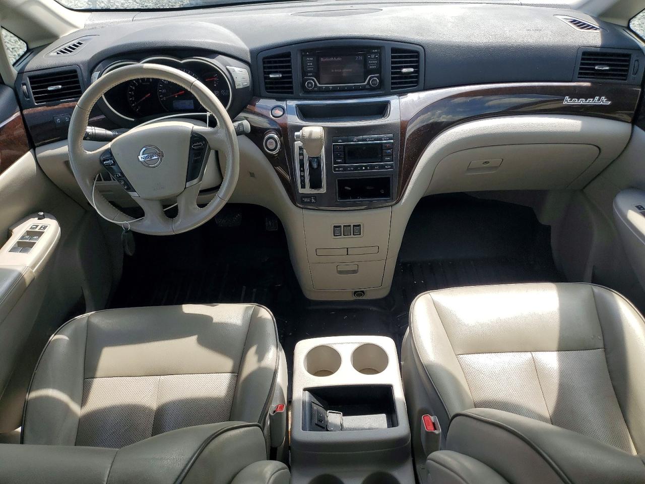 2015 Nissan Quest 3.5 Sv White vin: JN8AE2KP8F9131620