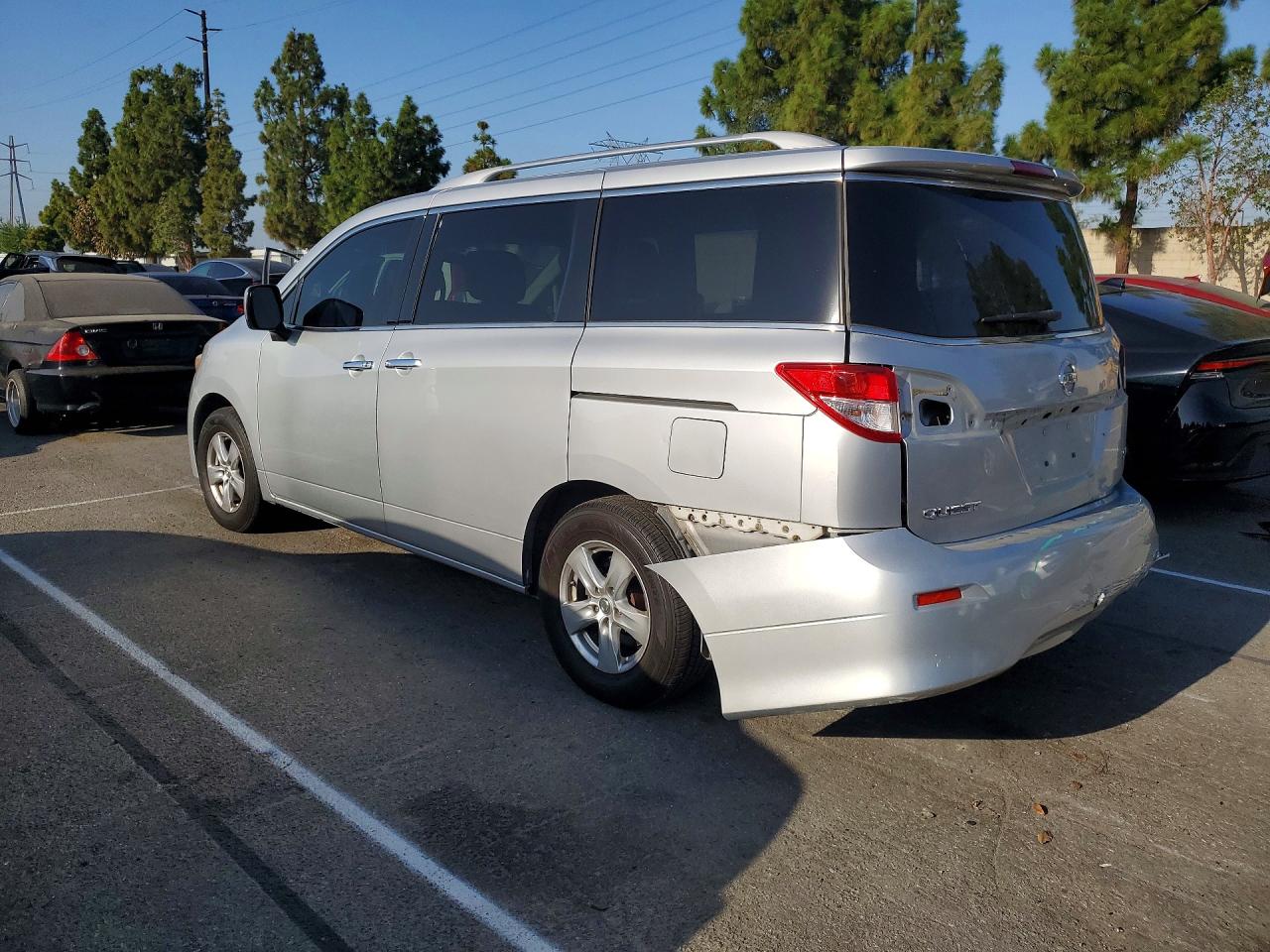 2016 Nissan Quest 3.5 Sv Gray vin: JN8AE2KP8G9152226