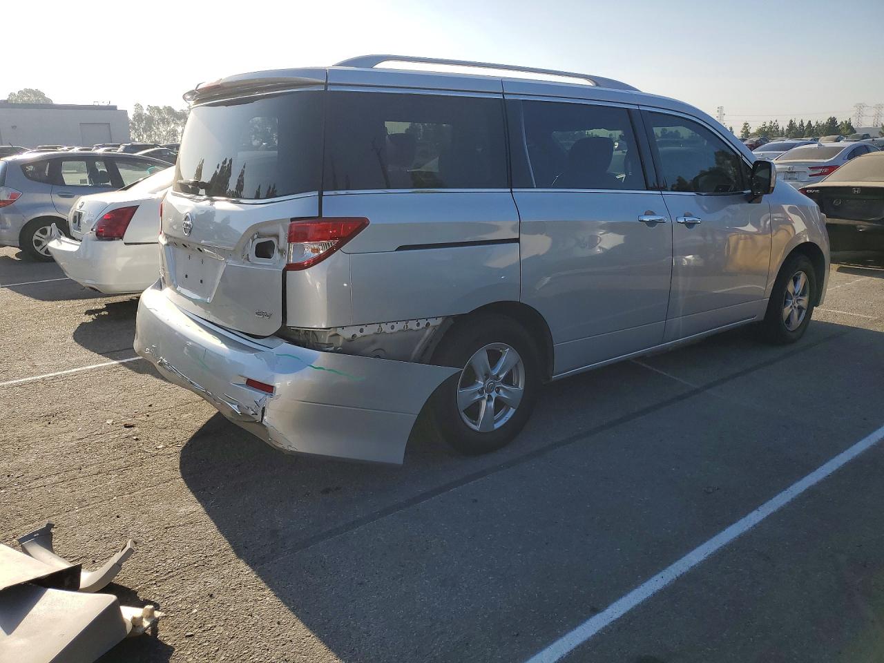 2016 Nissan Quest 3.5 Sv Gray vin: JN8AE2KP8G9152226