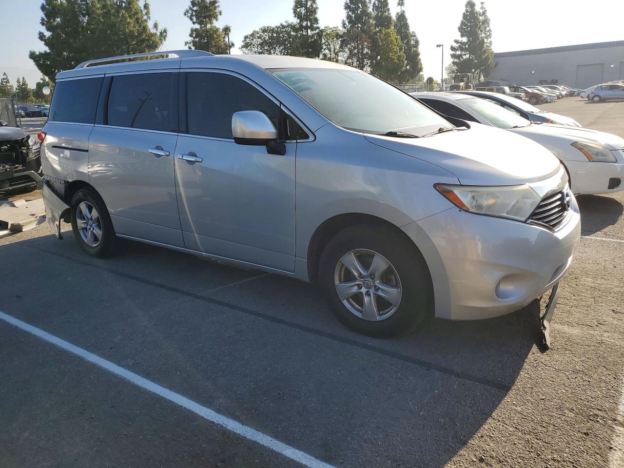 2016 Nissan Quest 3.5 Sv Gray vin: JN8AE2KP8G9152226