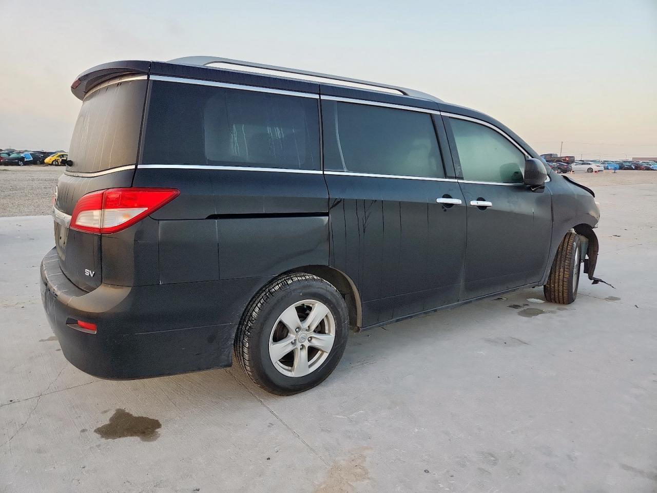 2017 Nissan Quest S Black vin: JN8AE2KP8H9166449