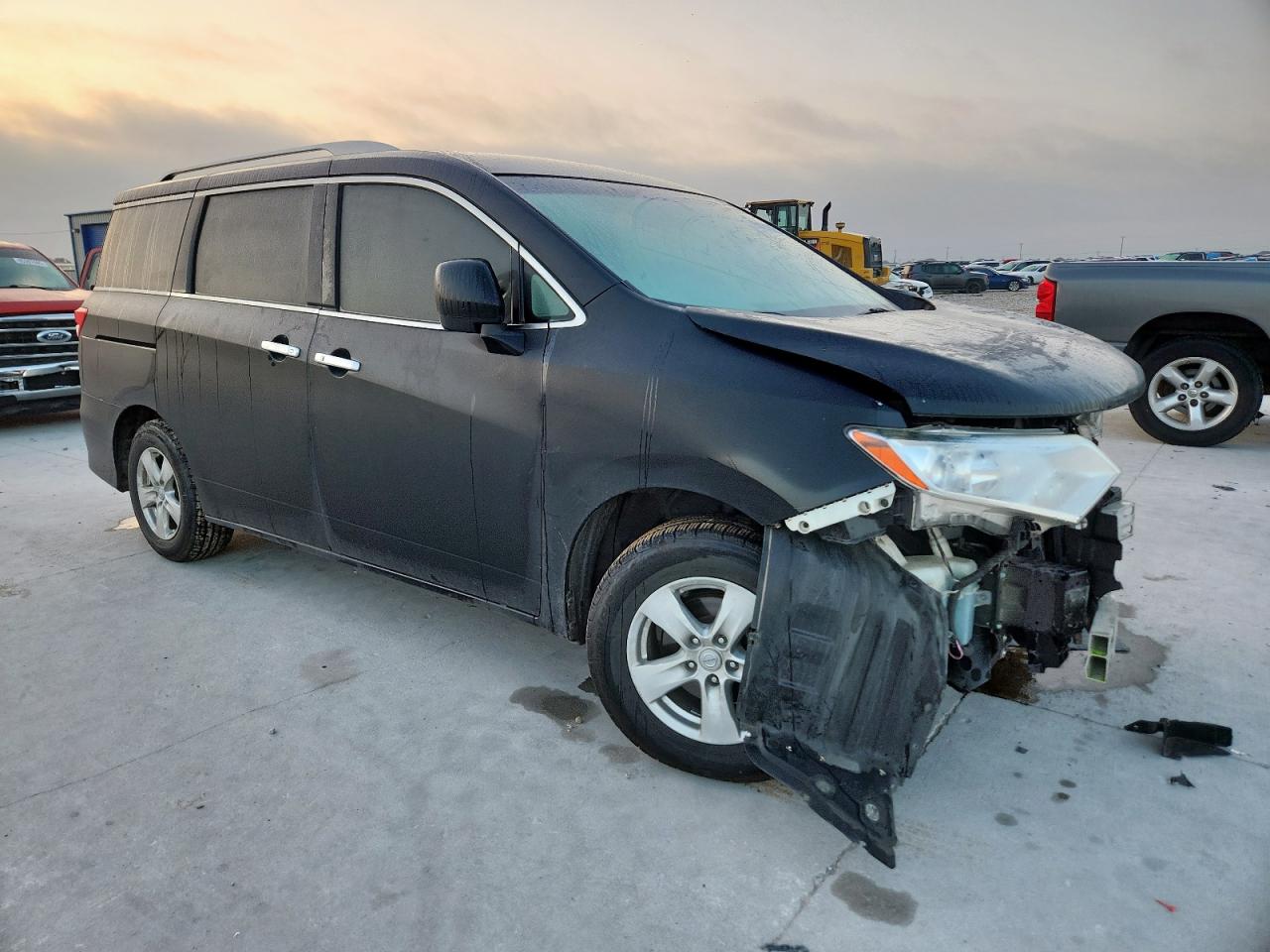 2017 Nissan Quest S Black vin: JN8AE2KP8H9166449