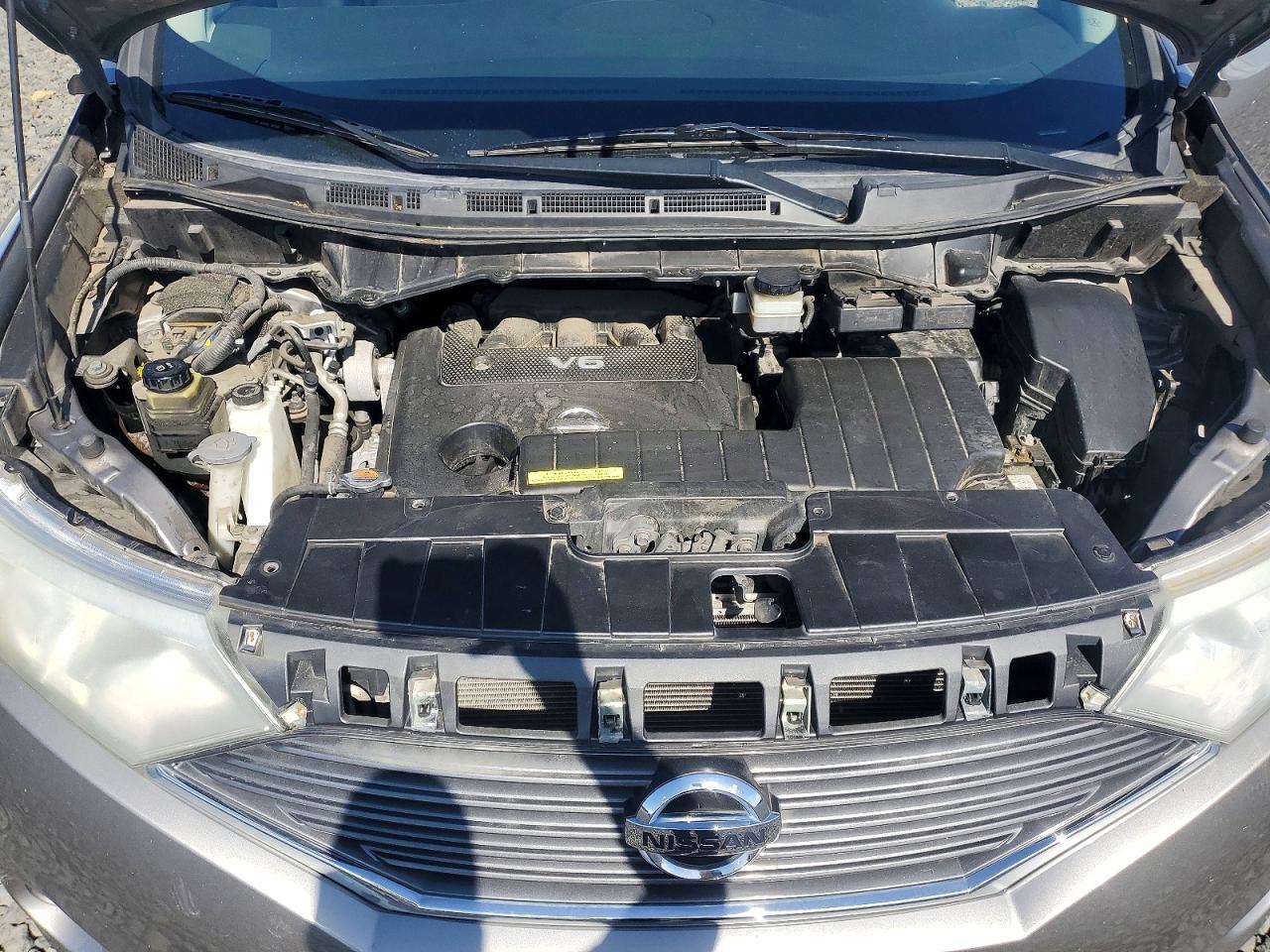 2011 Nissan Quest 3.5 S Gray vin: JN8AE2KP9B9003493