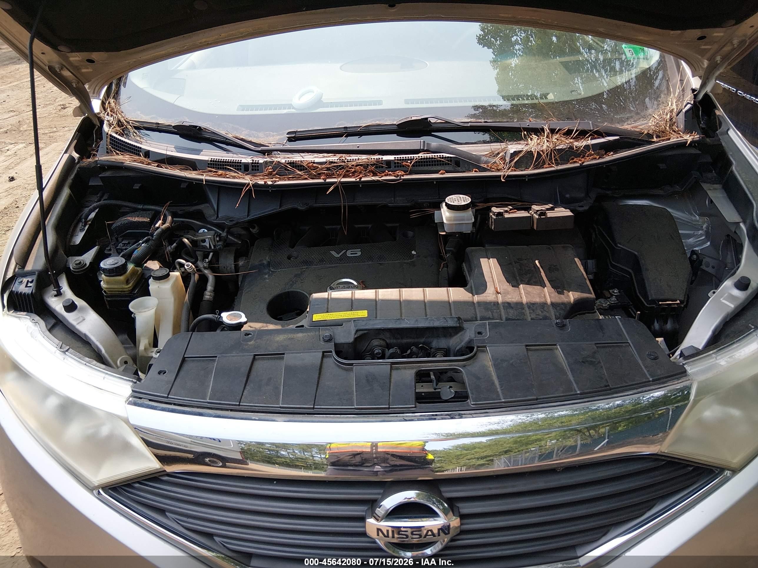 2011 Nissan Quest Sv Gold vin: JN8AE2KP9B9003655