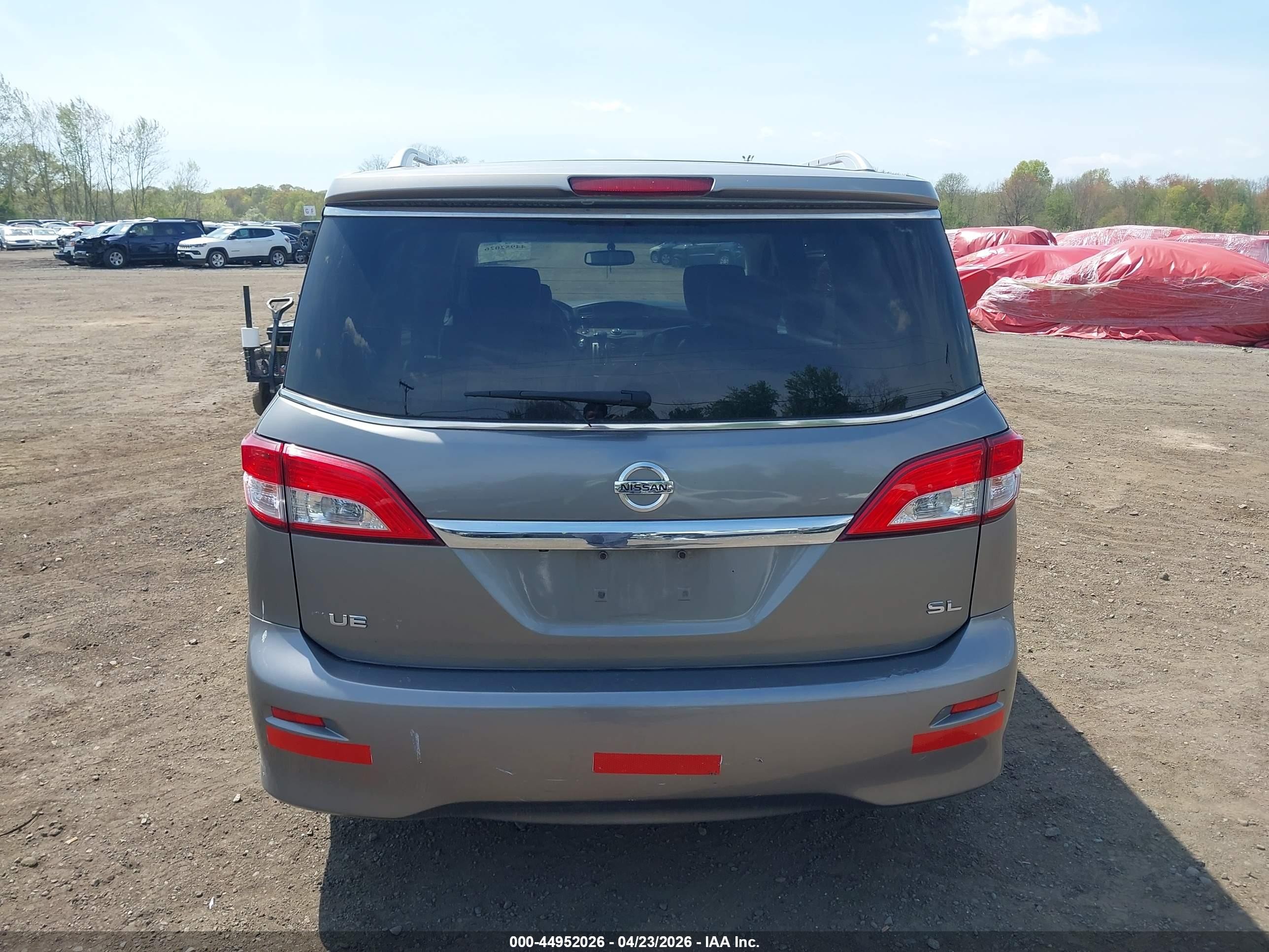 2011 Nissan Quest Sl Gray vin: JN8AE2KP9B9004532