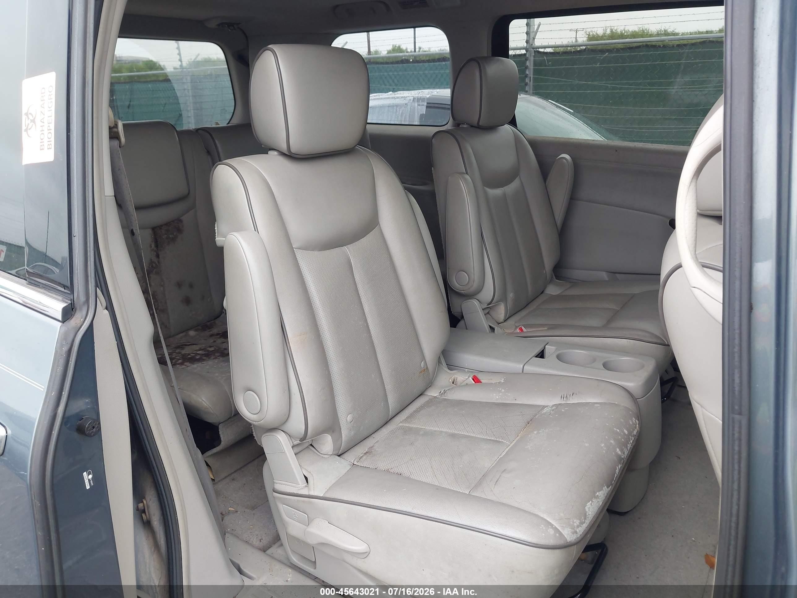 2011 Nissan Quest Sl Gray vin: JN8AE2KP9B9006913