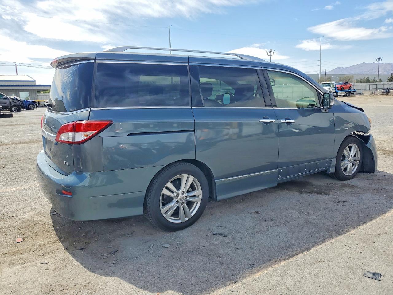 2011 Nissan Quest 3.5 S Blue vin: JN8AE2KP9B9007351
