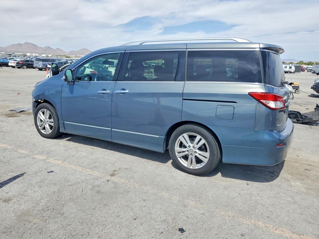 2011 Nissan Quest 3.5 S Blue vin: JN8AE2KP9B9007351