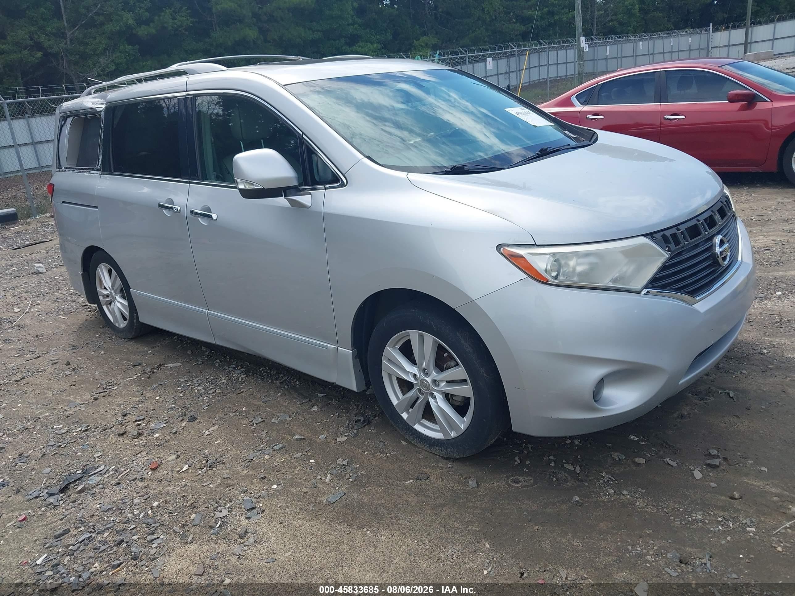 2011 Nissan Quest Le Silver vin: JN8AE2KP9B9011948