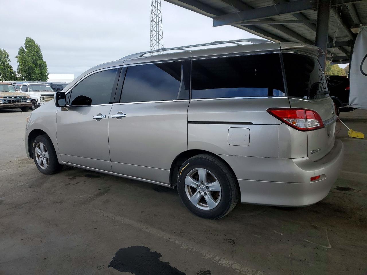 2011 Nissan Quest S/sv/sl/le Silver vin: JN8AE2KP9B9012002