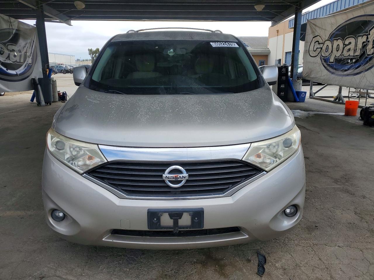 2011 Nissan Quest S/sv/sl/le Silver vin: JN8AE2KP9B9012002