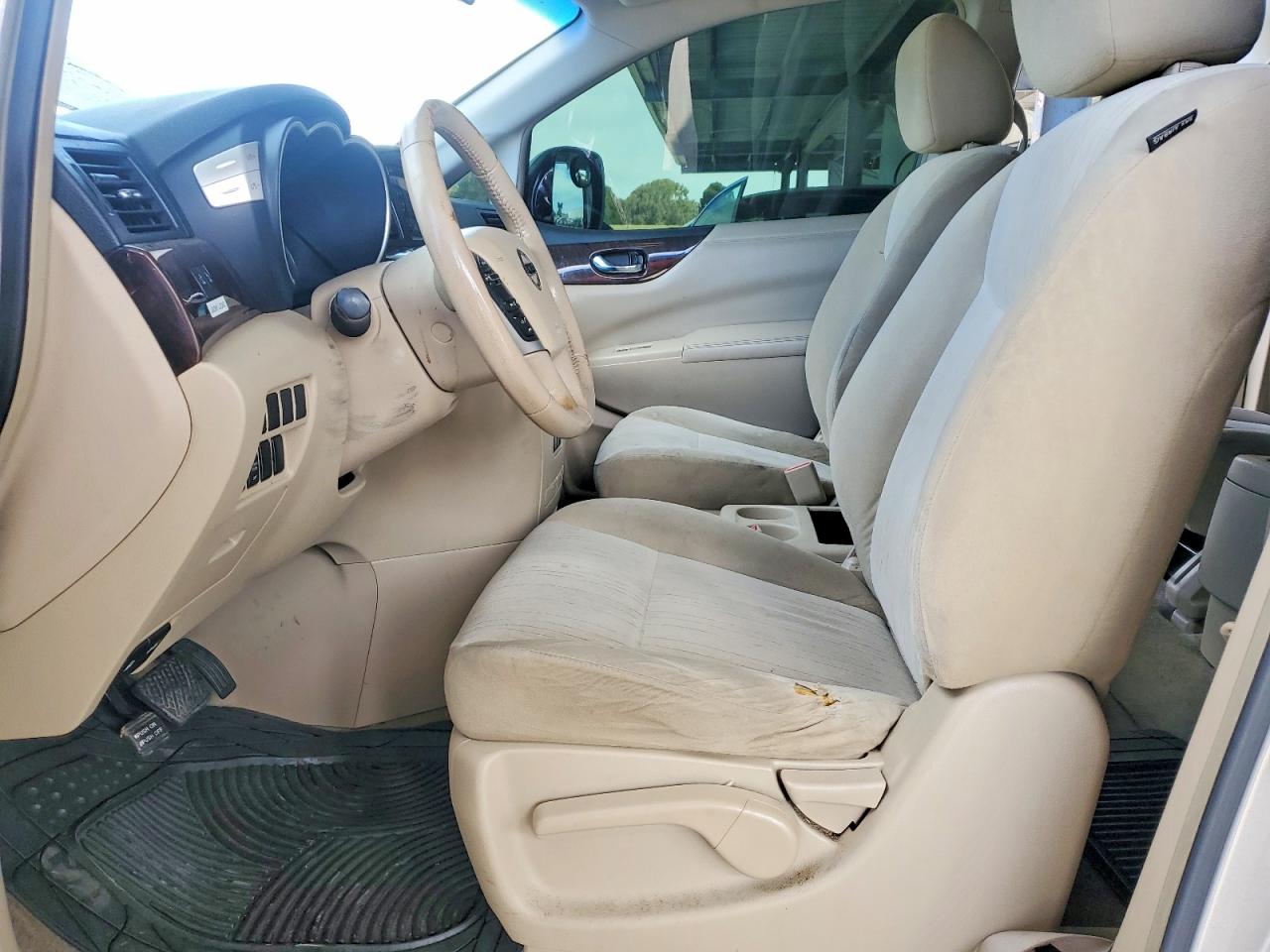2011 Nissan Quest S/sv/sl/le Silver vin: JN8AE2KP9B9012002