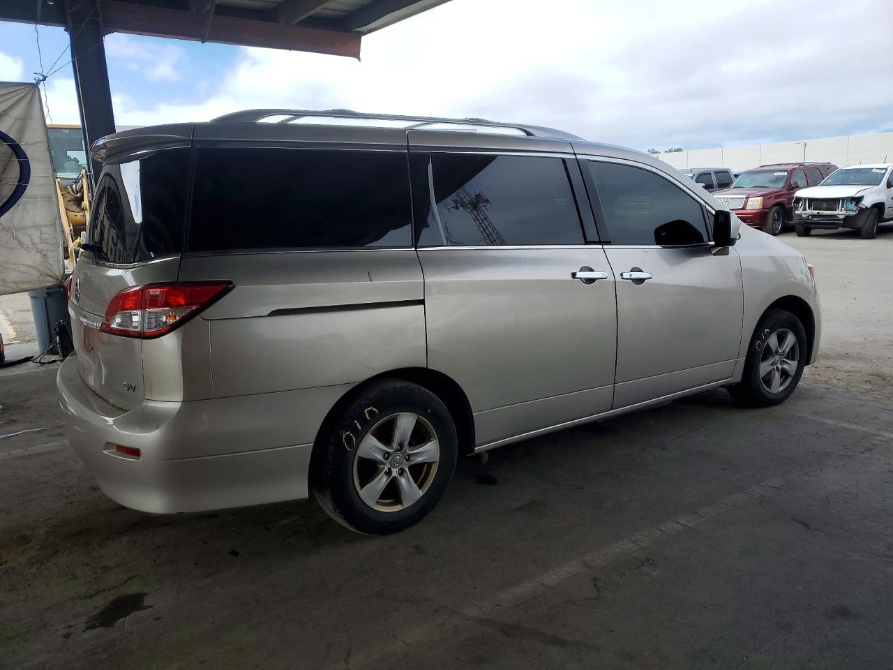 2011 Nissan Quest S/sv/sl/le Silver vin: JN8AE2KP9B9012002