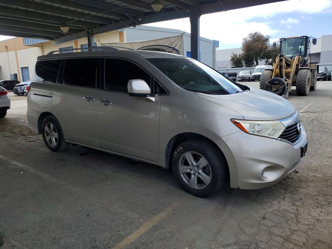 2011 Nissan Quest S/sv/sl/le Silver vin: JN8AE2KP9B9012002