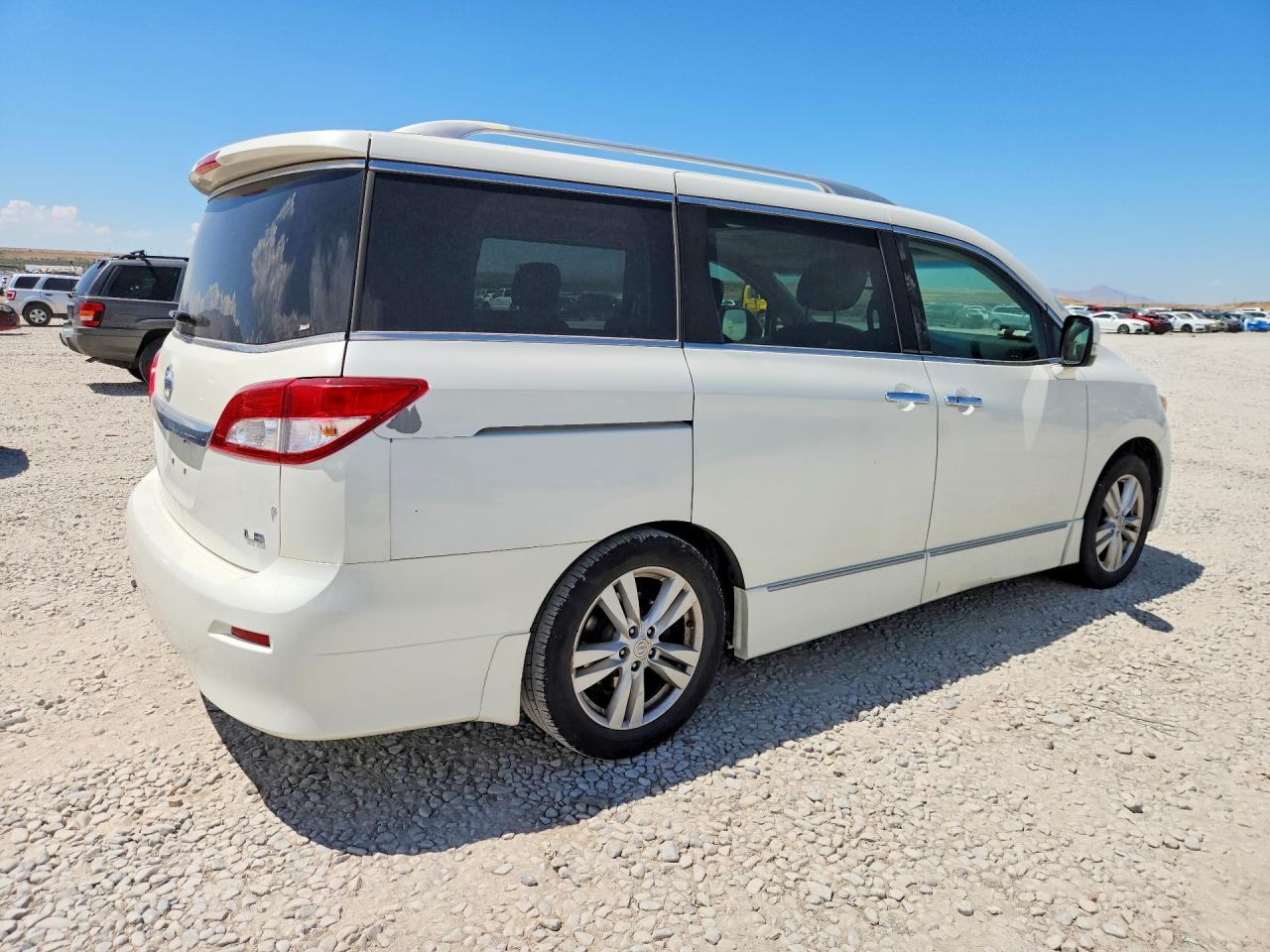 2012 Nissan Quest 3.5 S White vin: JN8AE2KP9C9033627