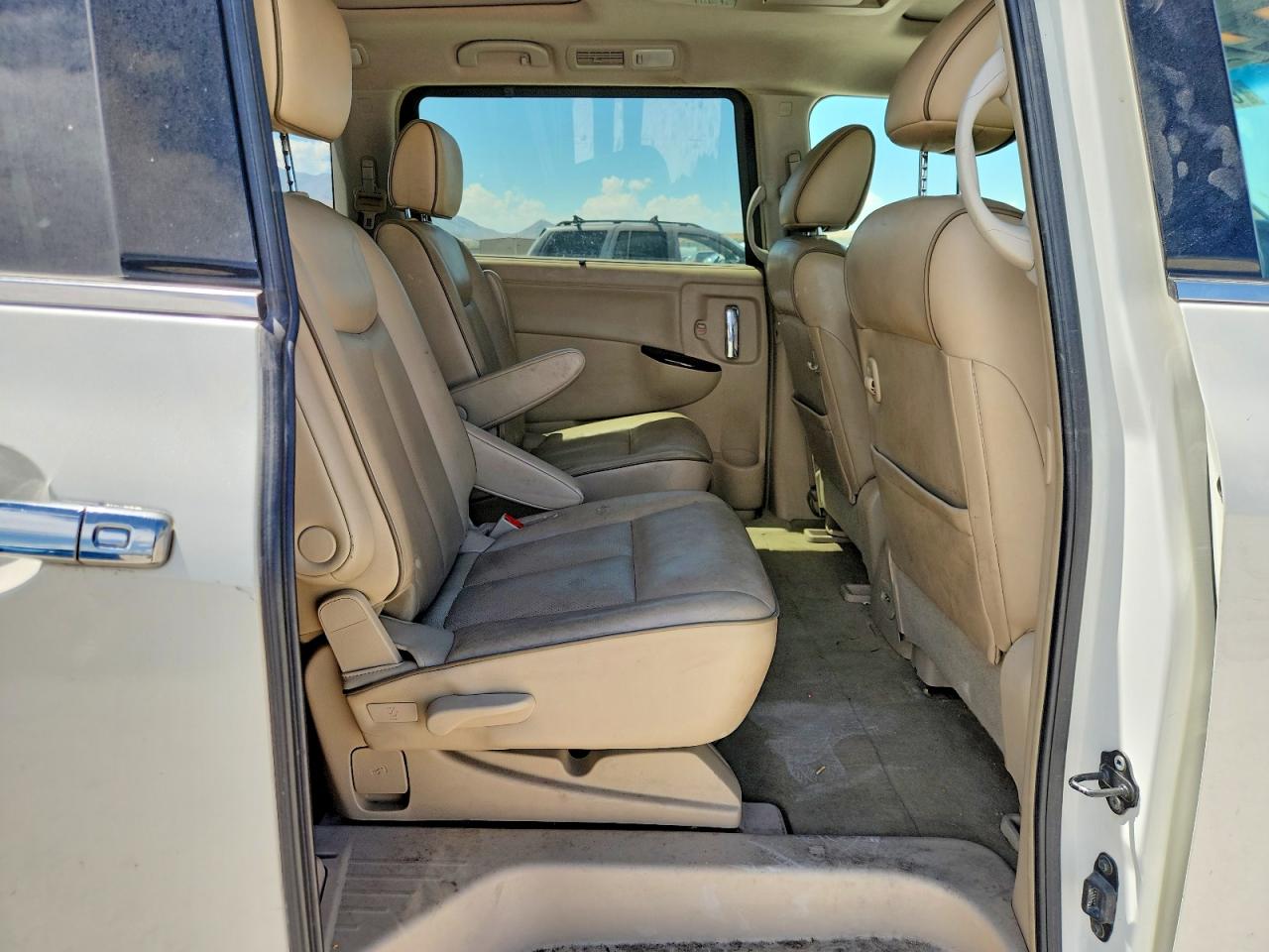 2012 Nissan Quest 3.5 S White vin: JN8AE2KP9C9033627
