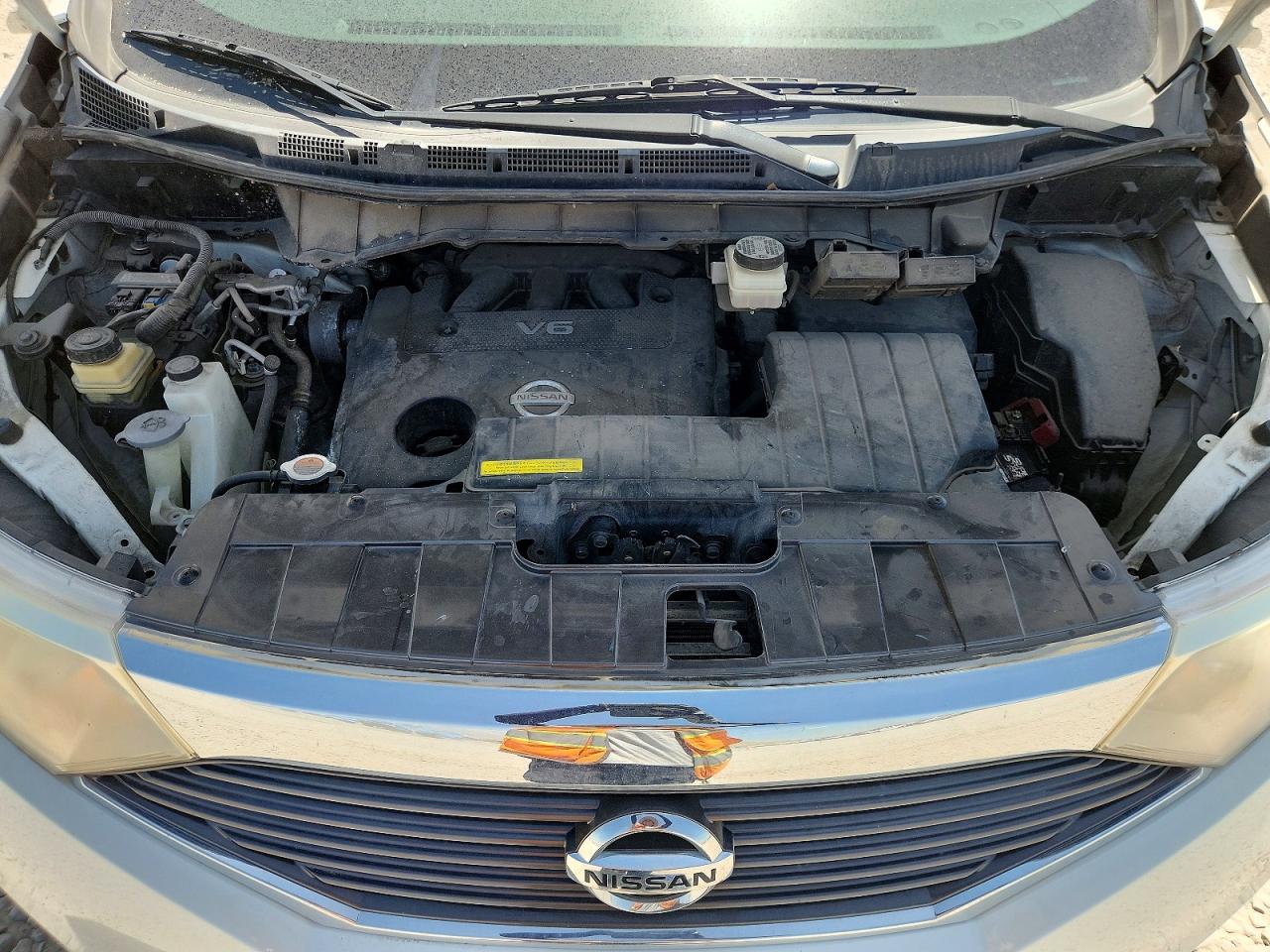2012 Nissan Quest 3.5 S White vin: JN8AE2KP9C9033627