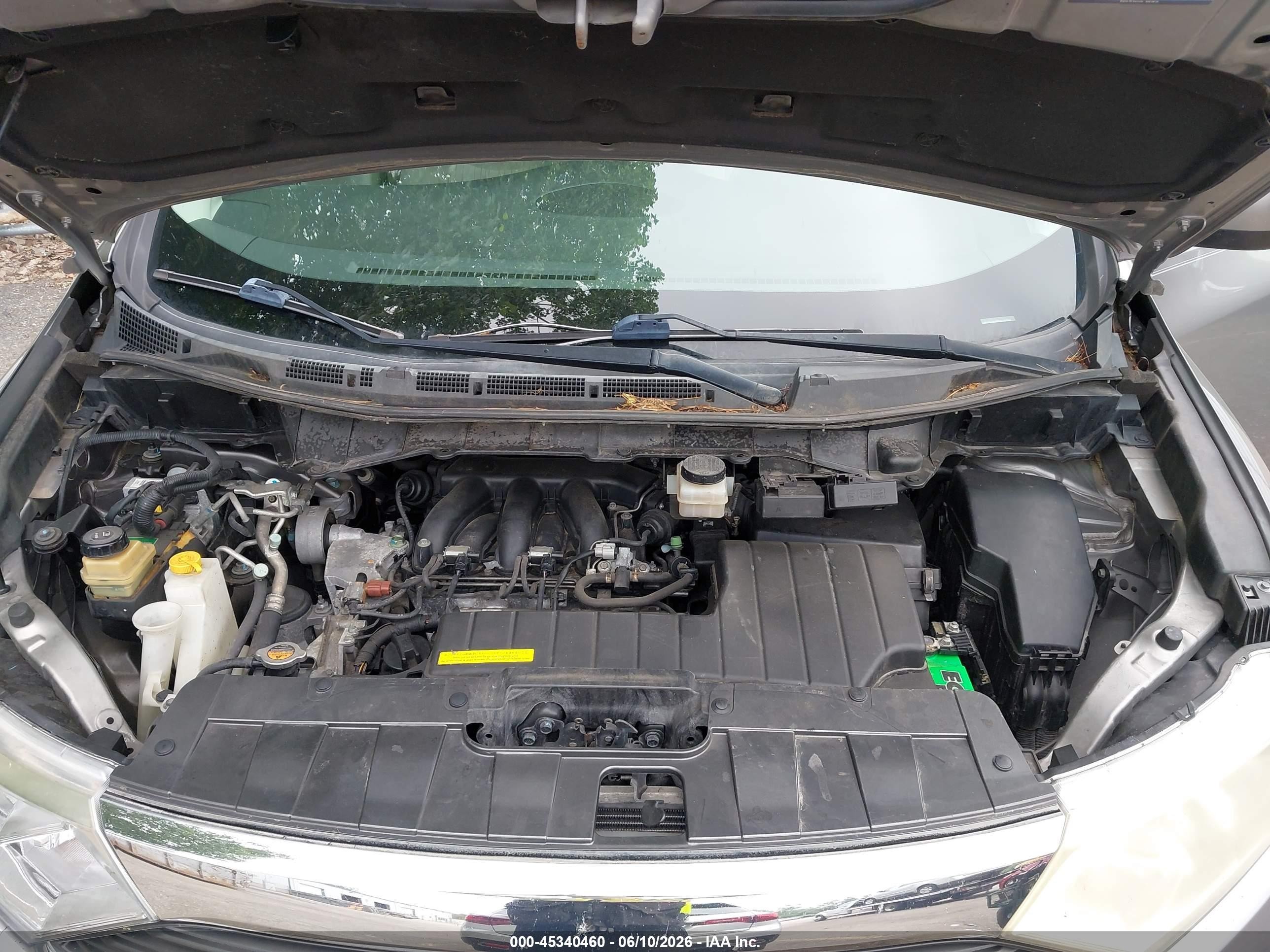 2012 Nissan Quest S Silver vin: JN8AE2KP9C9038696