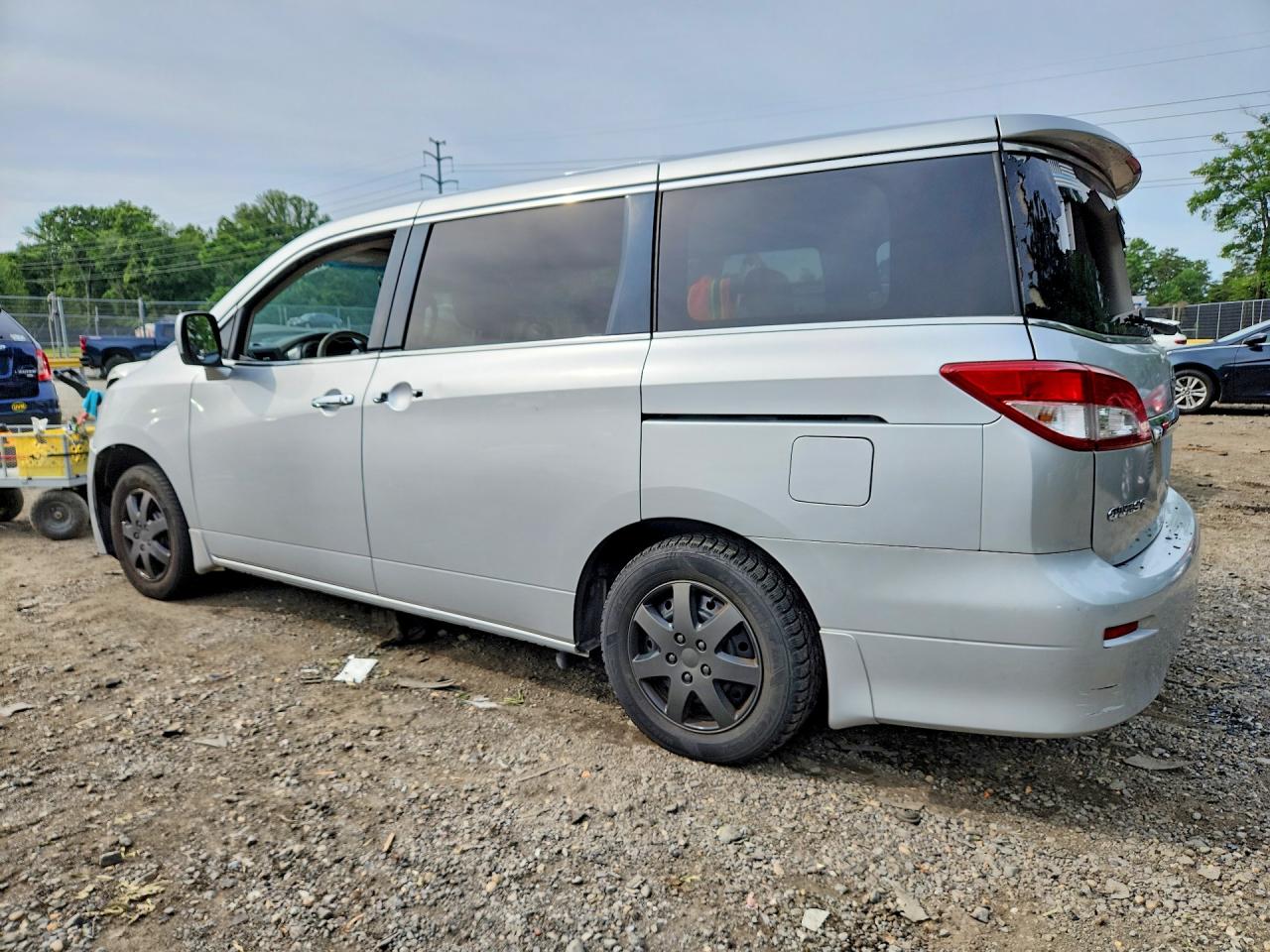2012 Nissan Quest 3.5 S Silver vin: JN8AE2KP9C9040349