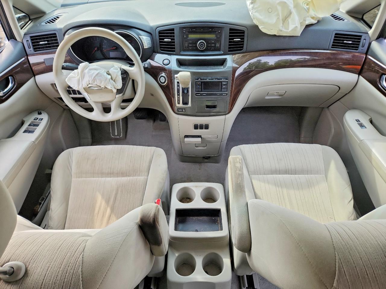 2012 Nissan Quest 3.5 S Silver vin: JN8AE2KP9C9040349