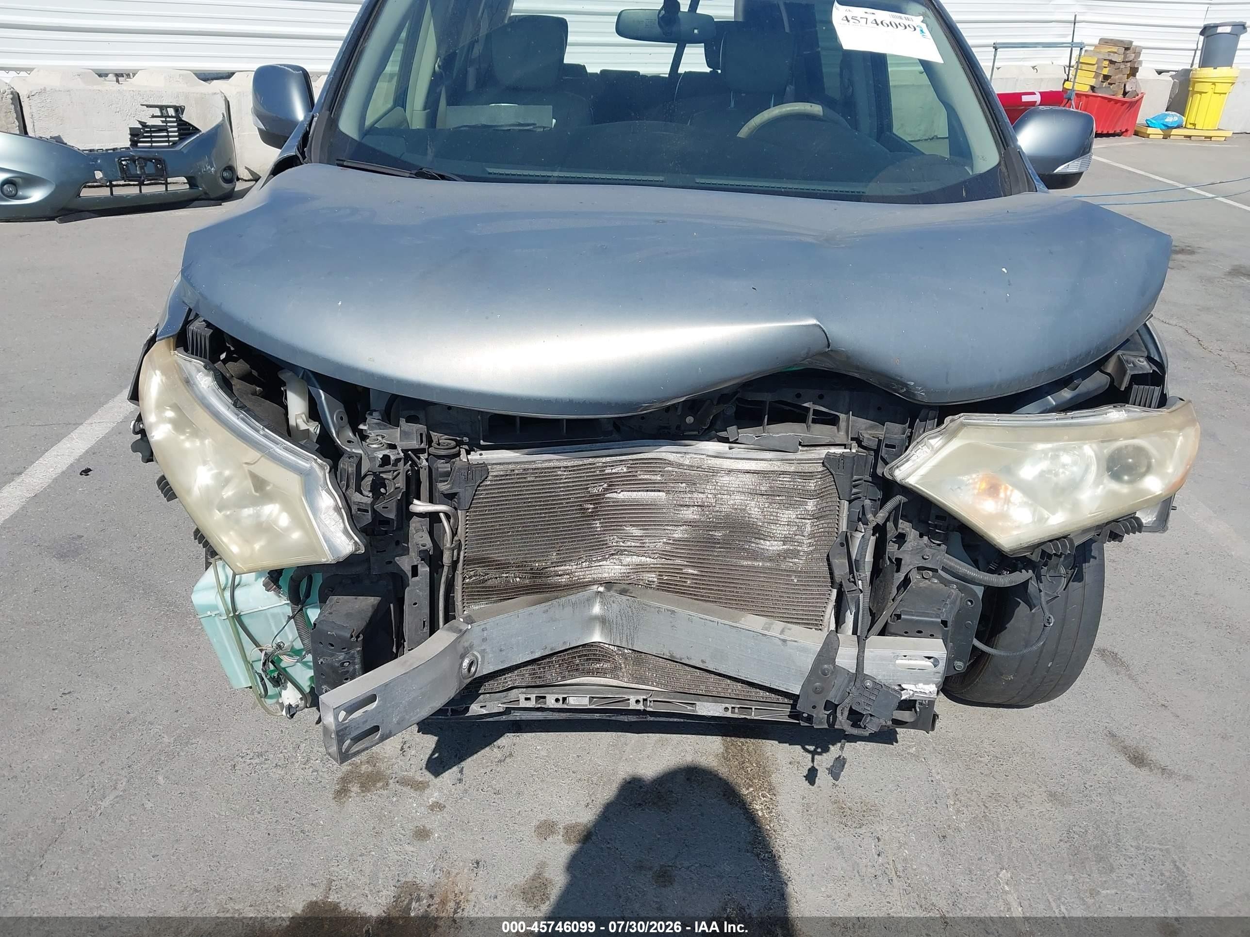2012 Nissan Quest Le Blue vin: JN8AE2KP9C9044790