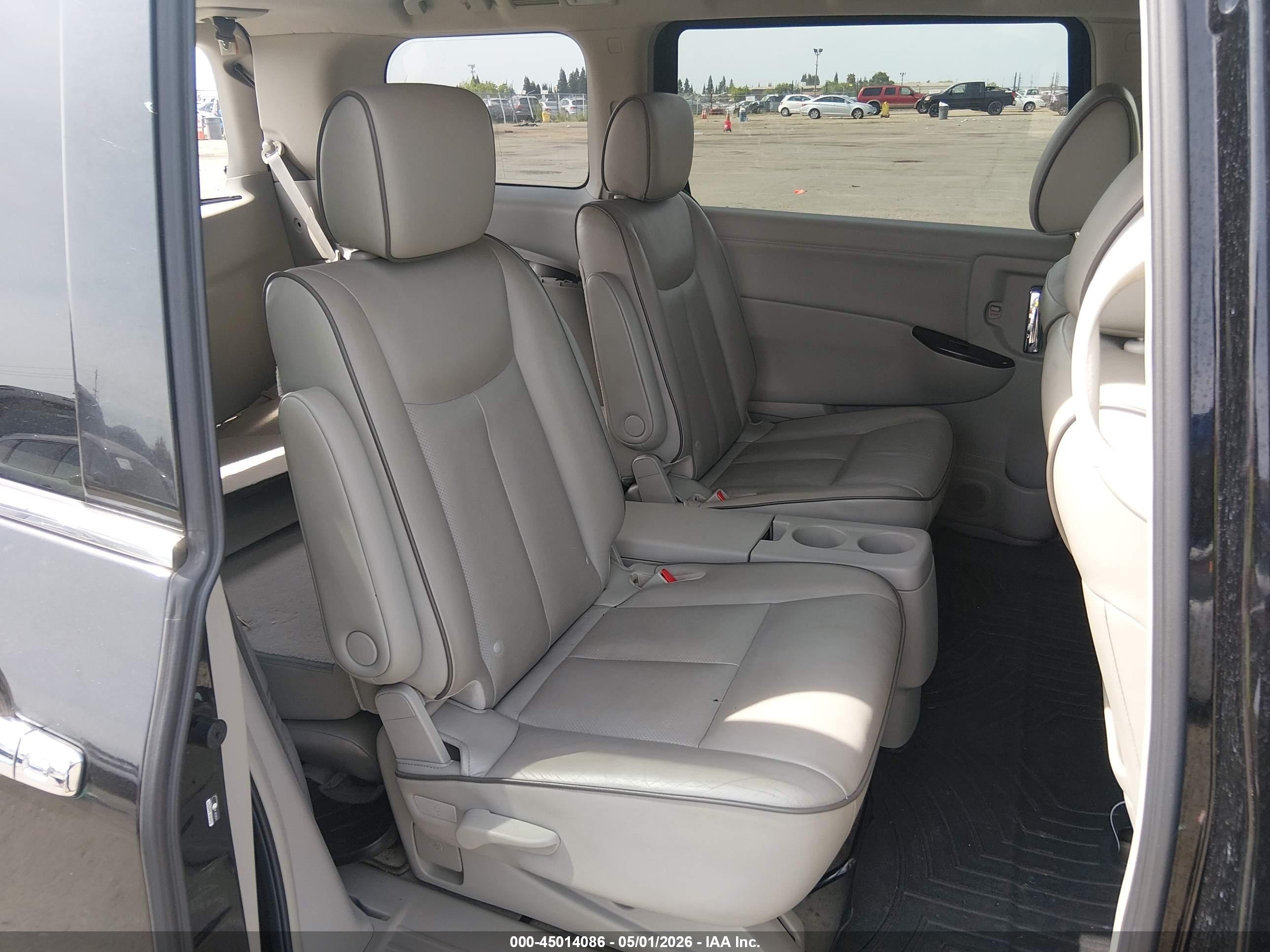 2012 Nissan Quest Sl Black vin: JN8AE2KP9C9046846