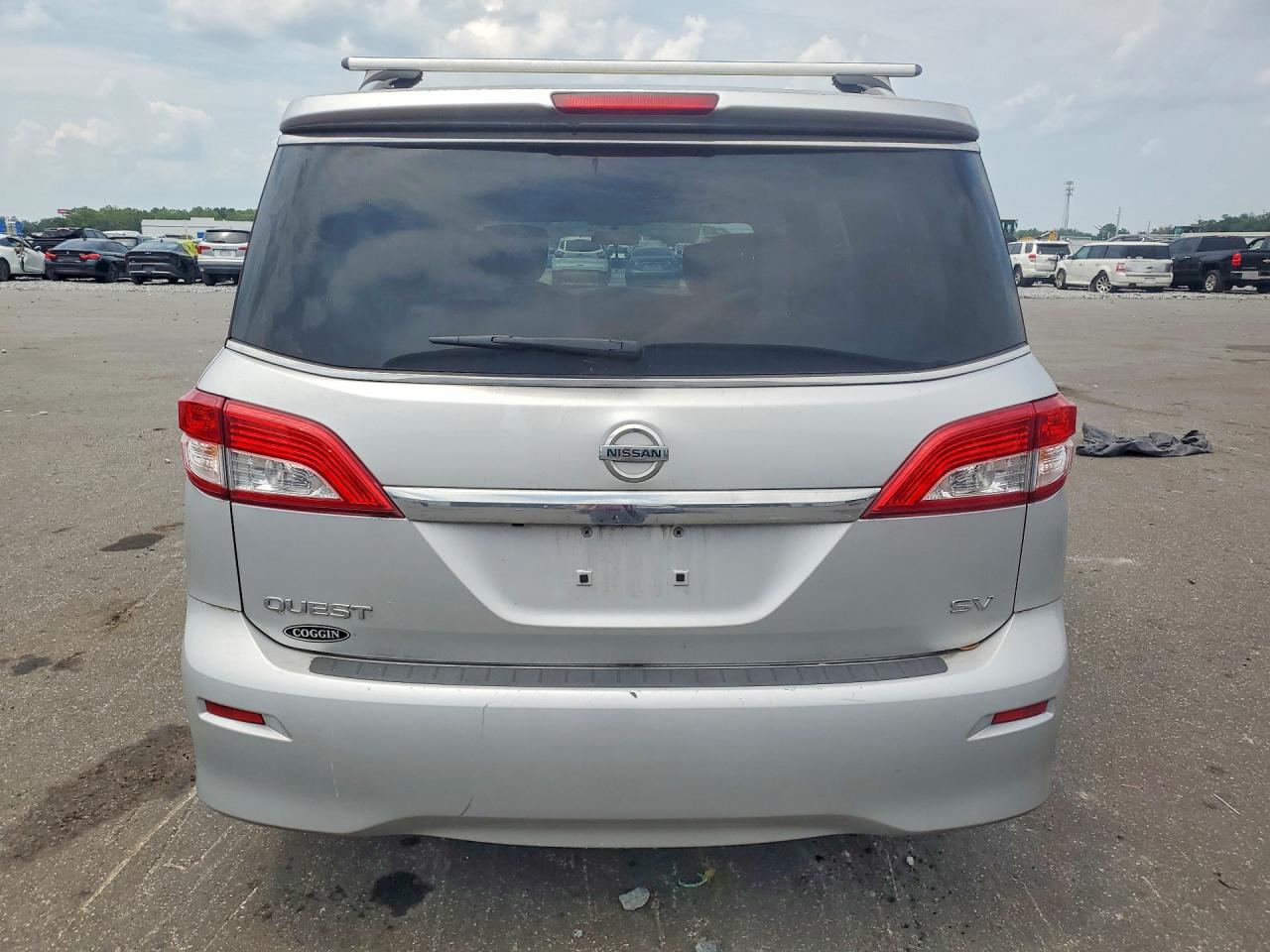 2013 Nissan Quest 3.5 S Silver vin: JN8AE2KP9D9068041