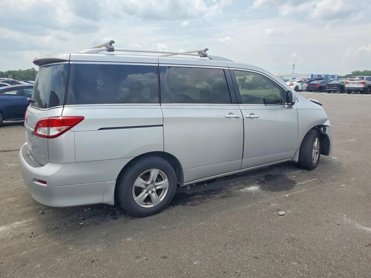 2013 Nissan Quest 3.5 S Silver vin: JN8AE2KP9D9068041
