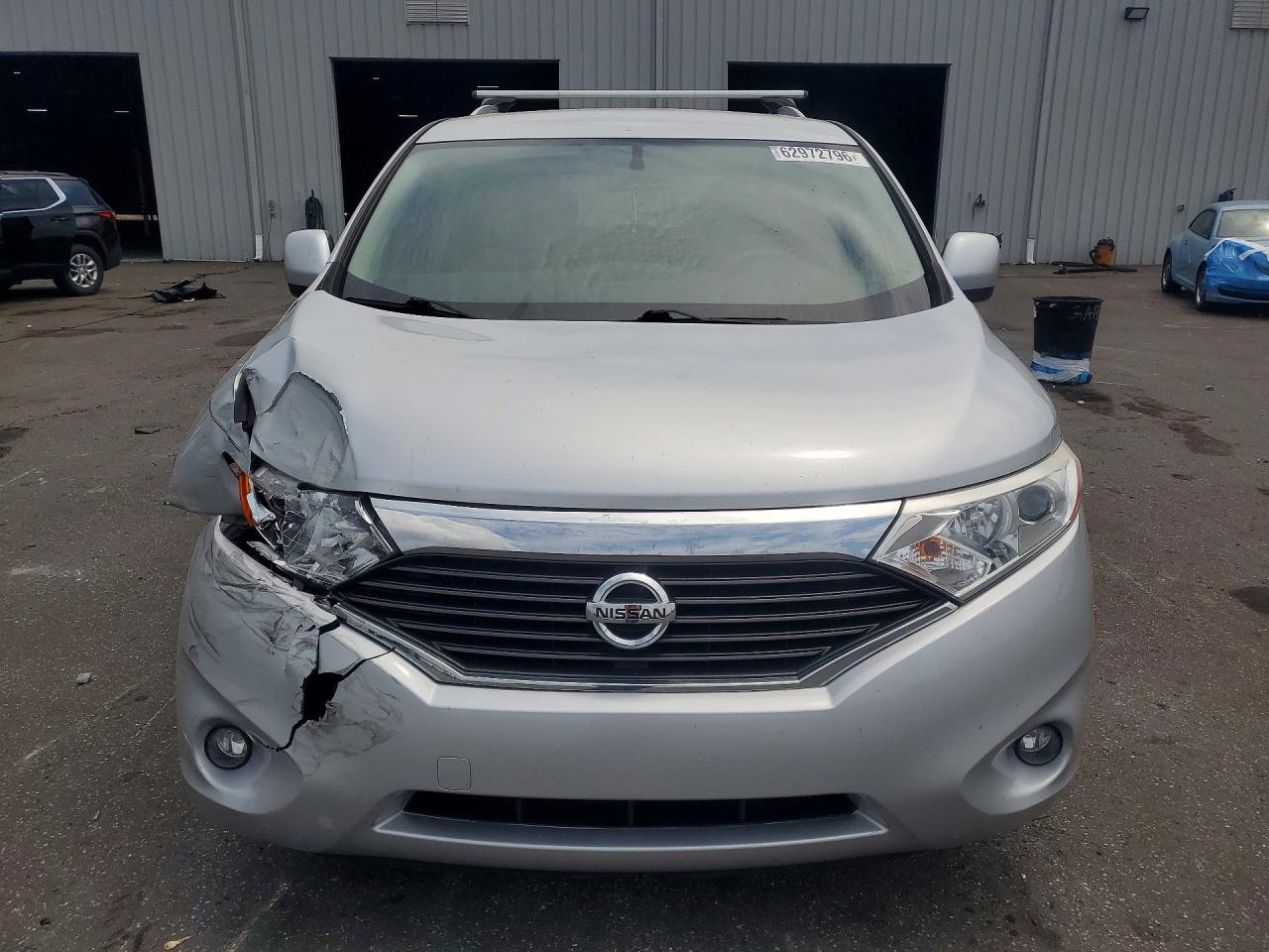 2013 Nissan Quest 3.5 S Silver vin: JN8AE2KP9D9068041