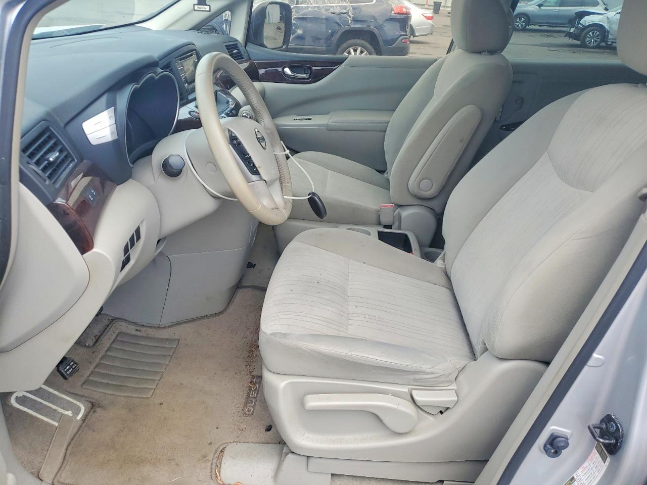 2013 Nissan Quest 3.5 S Silver vin: JN8AE2KP9D9068041