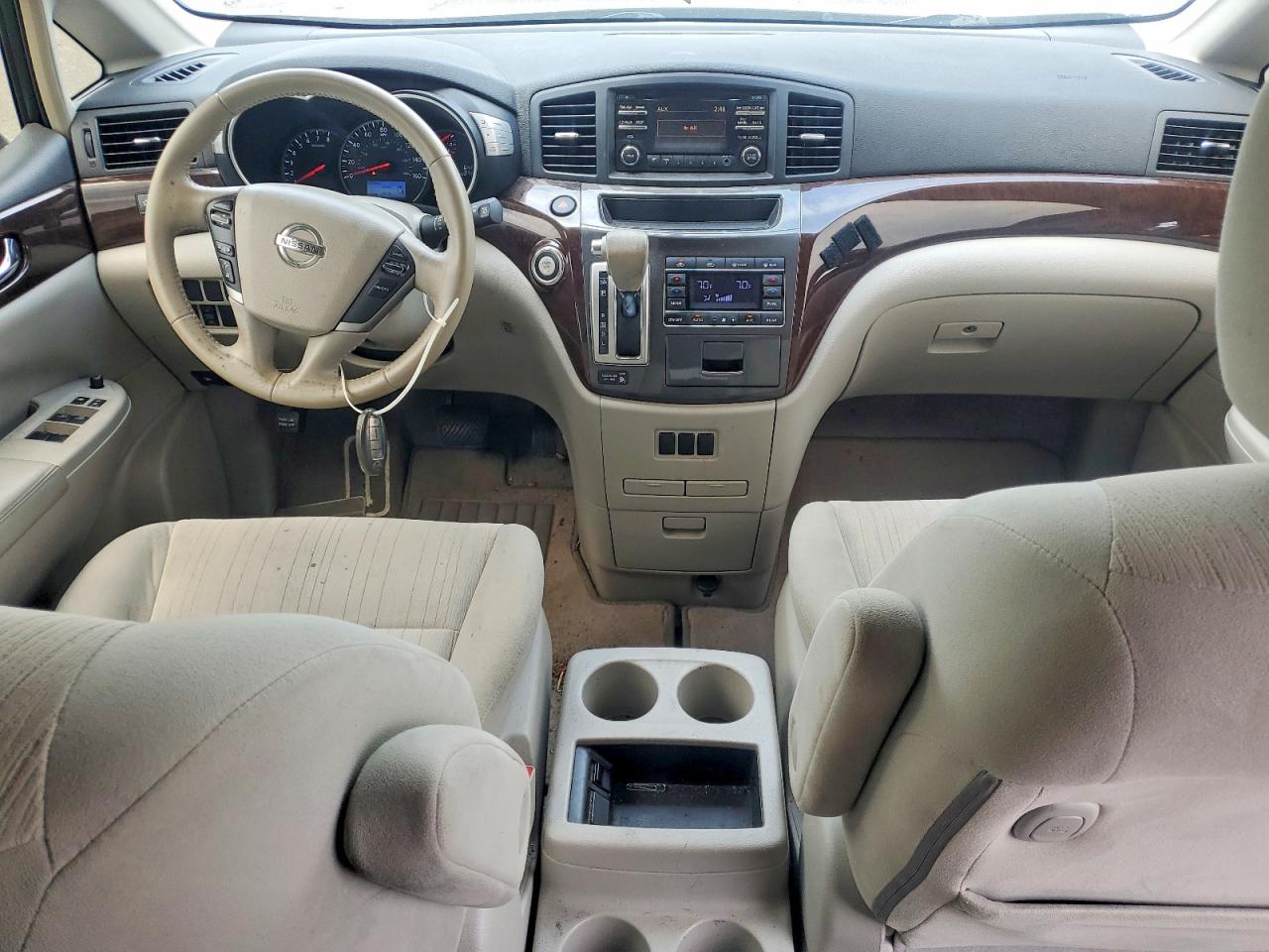 2013 Nissan Quest 3.5 S Silver vin: JN8AE2KP9D9068041