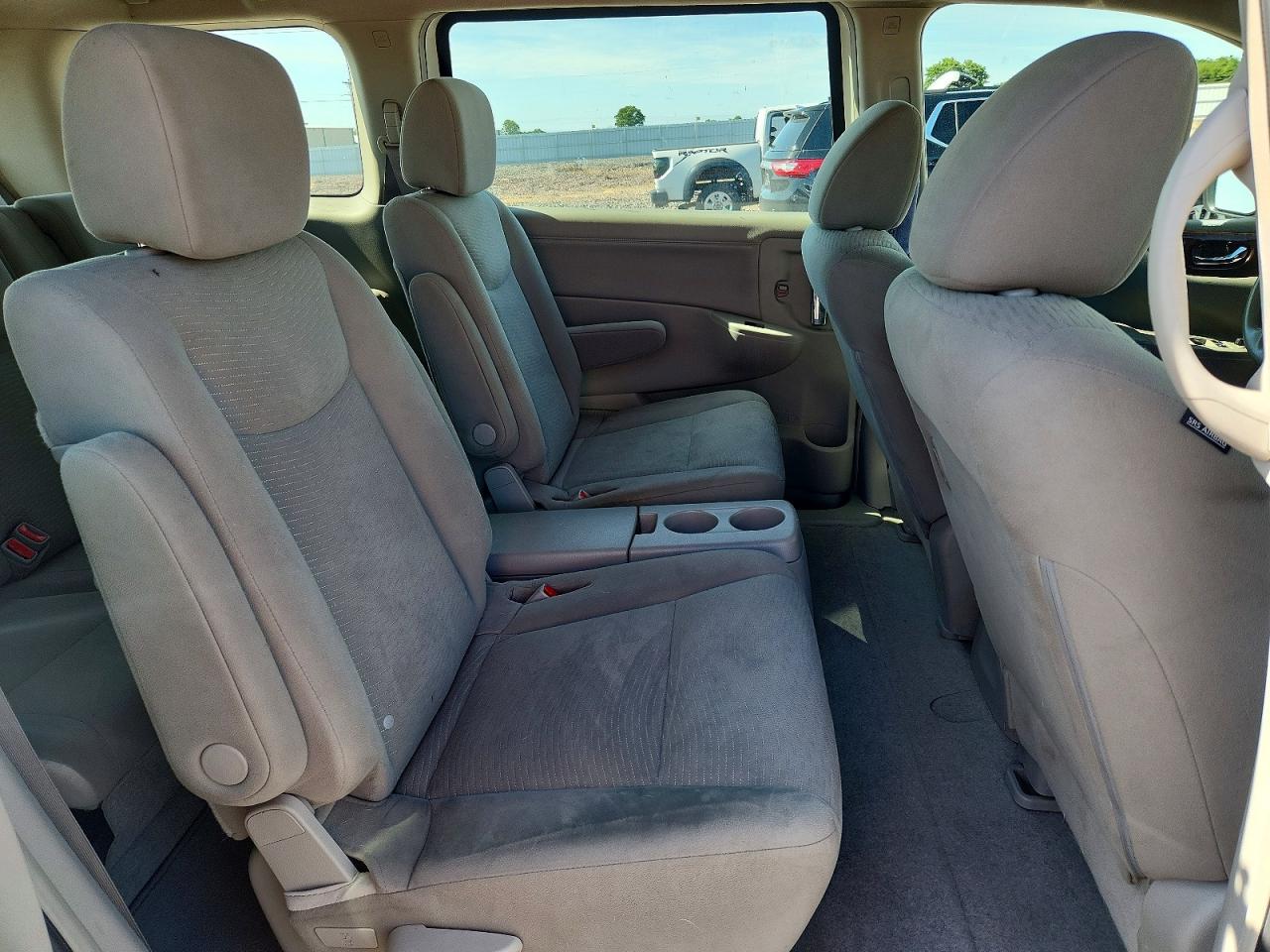 2014 Nissan Quest 3.5 S White vin: JN8AE2KP9E9100438
