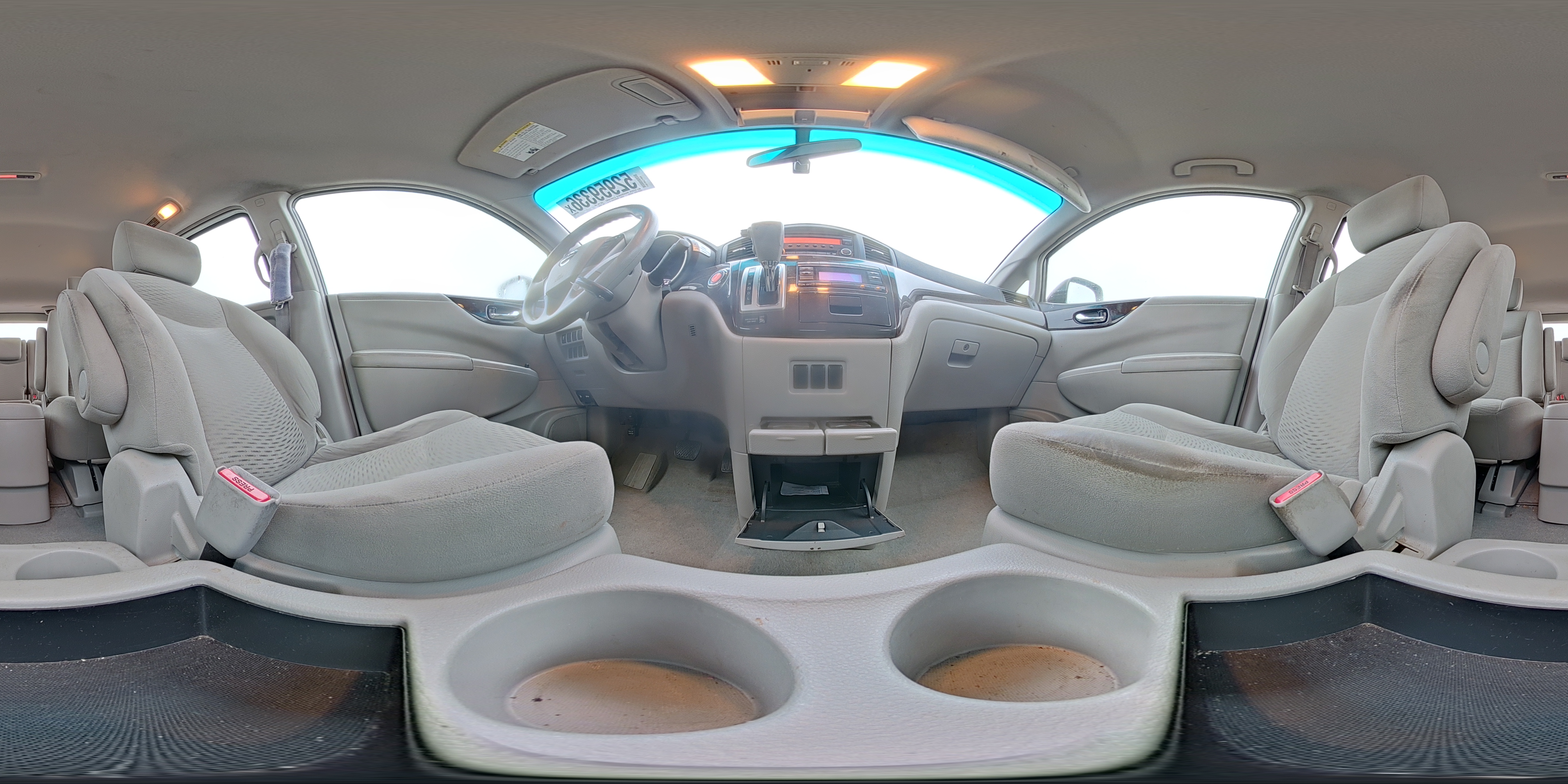 2014 Nissan Quest 3.5 S White vin: JN8AE2KP9E9100438