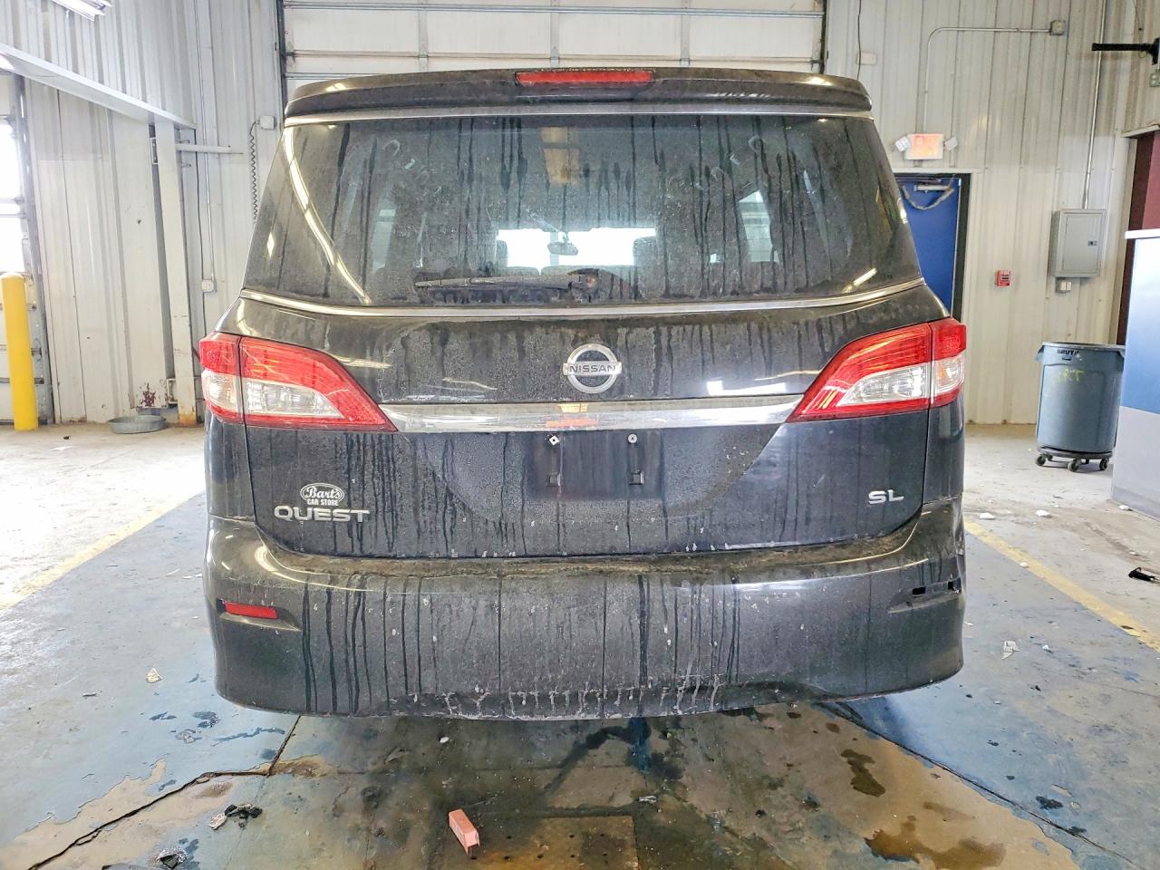 2014 Nissan Quest Black vin: JN8AE2KP9E9103503