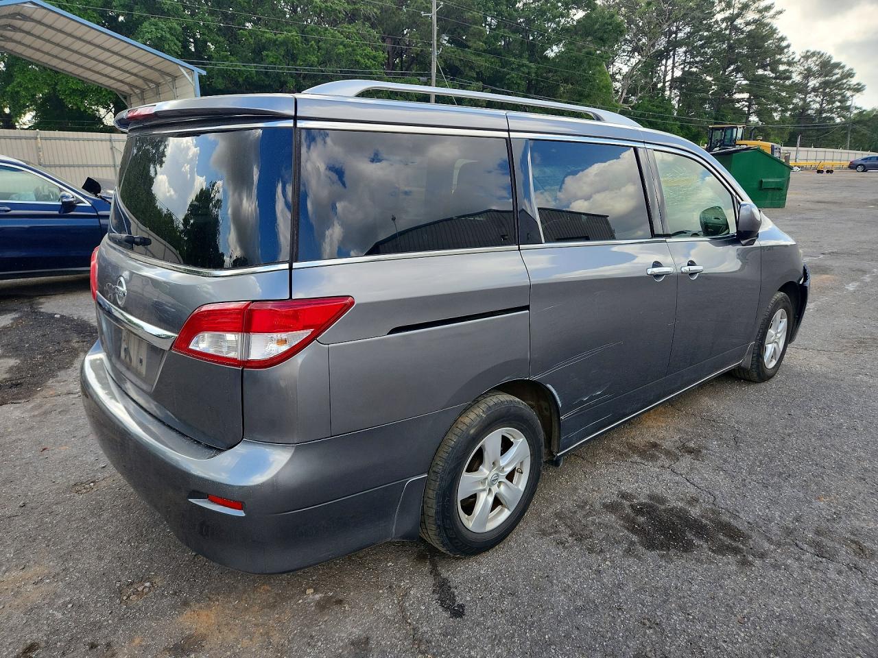 2014 Nissan Quest 3.5 Sv Серый vin: JN8AE2KP9E9107941