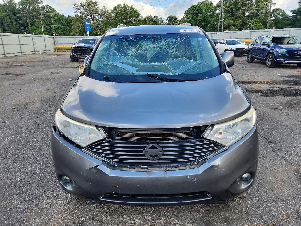 2014 Nissan Quest 3.5 Sv Серый vin: JN8AE2KP9E9107941