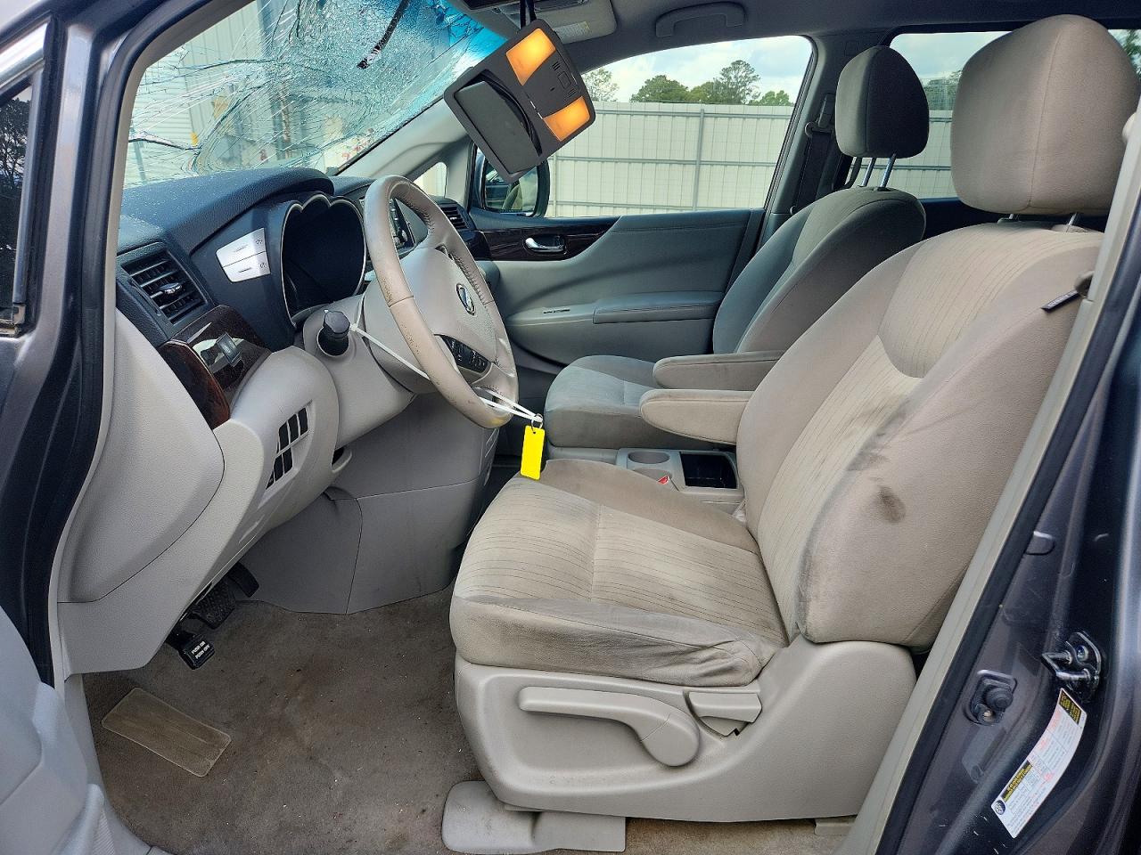 2014 Nissan Quest 3.5 Sv Серый vin: JN8AE2KP9E9107941