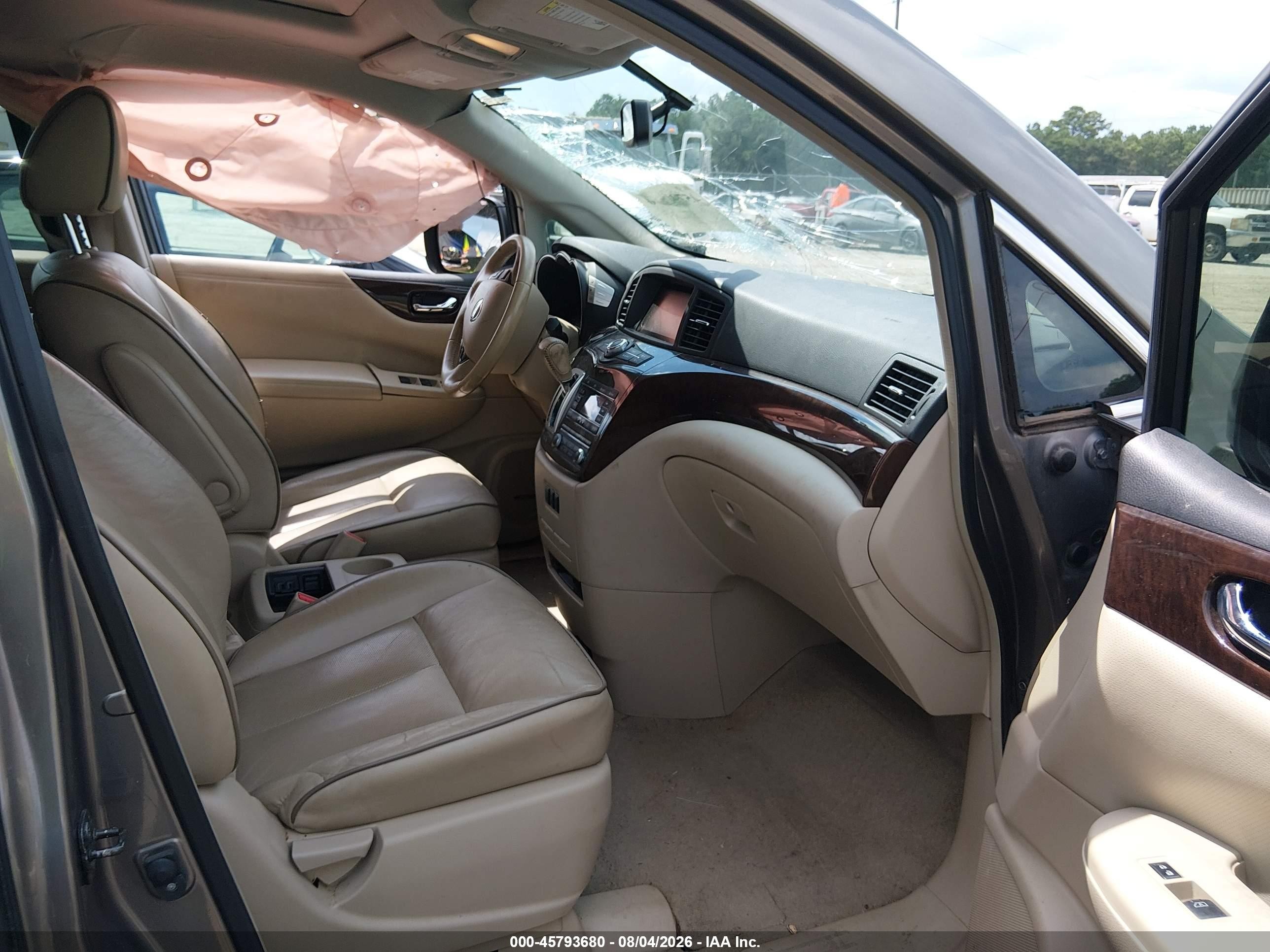 2015 Nissan Quest S/sv/sl/platinum Gray vin: JN8AE2KP9F9123784