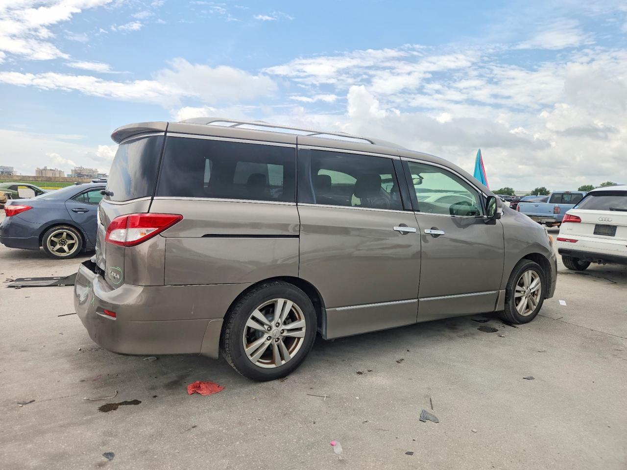 2015 Nissan Quest 3.5 S Бежевый vin: JN8AE2KP9F9124286