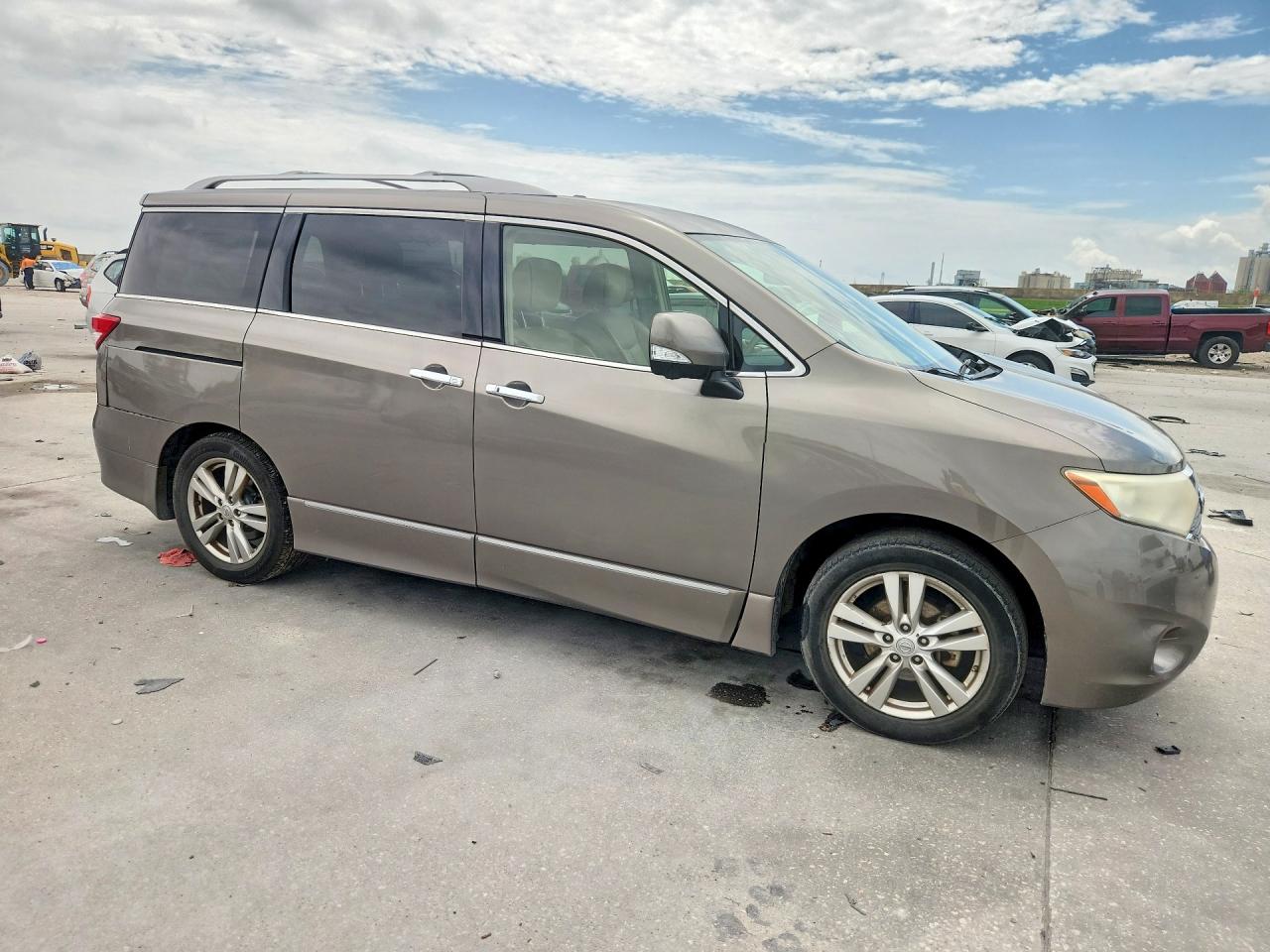 2015 Nissan Quest 3.5 S Бежевый vin: JN8AE2KP9F9124286