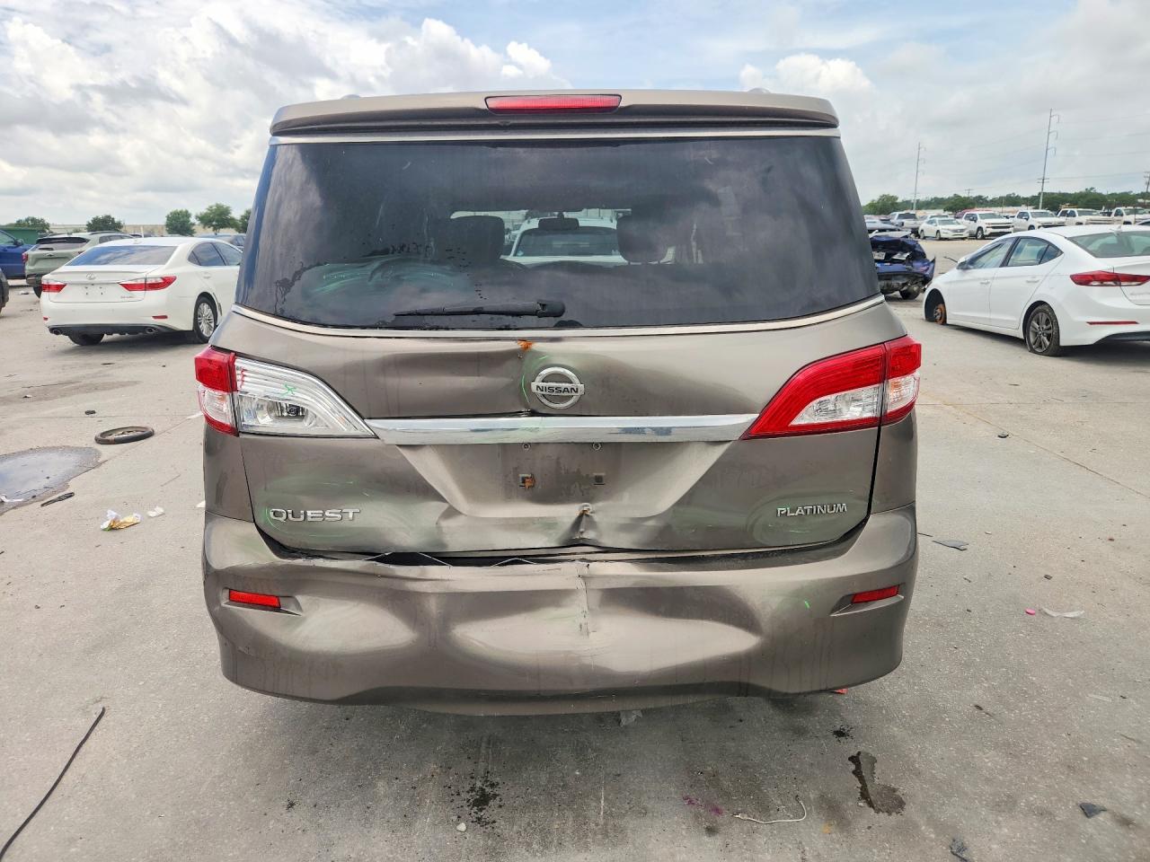 2015 Nissan Quest 3.5 S Бежевый vin: JN8AE2KP9F9124286