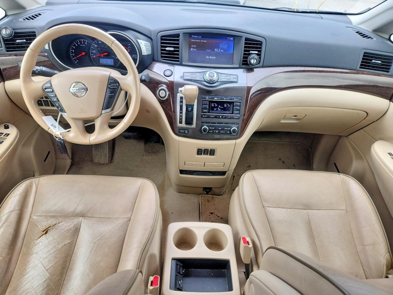 2015 Nissan Quest 3.5 S Бежевый vin: JN8AE2KP9F9124286
