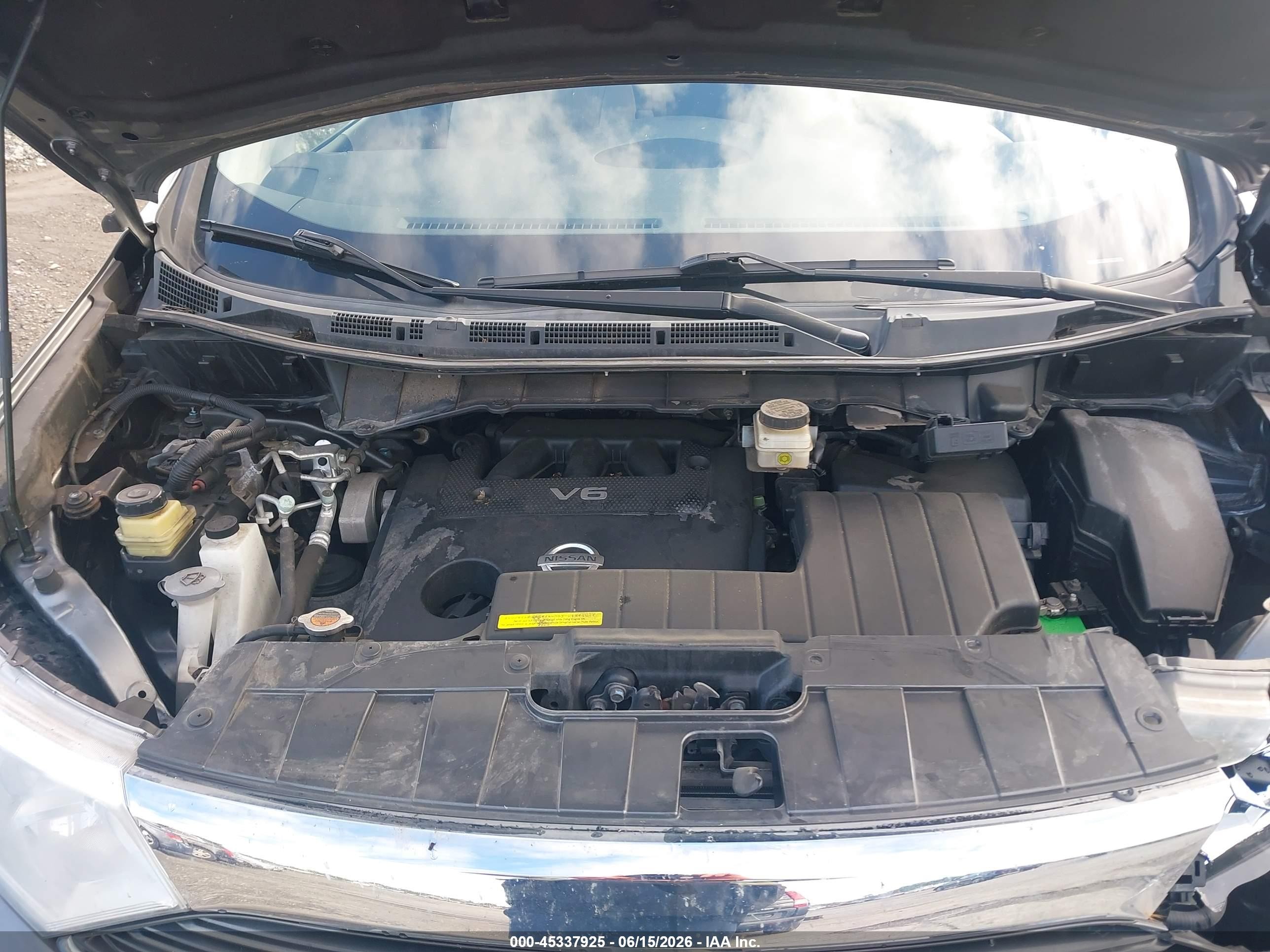 2015 Nissan Quest Platinum/s/sl/sv Gray vin: JN8AE2KP9F9125115