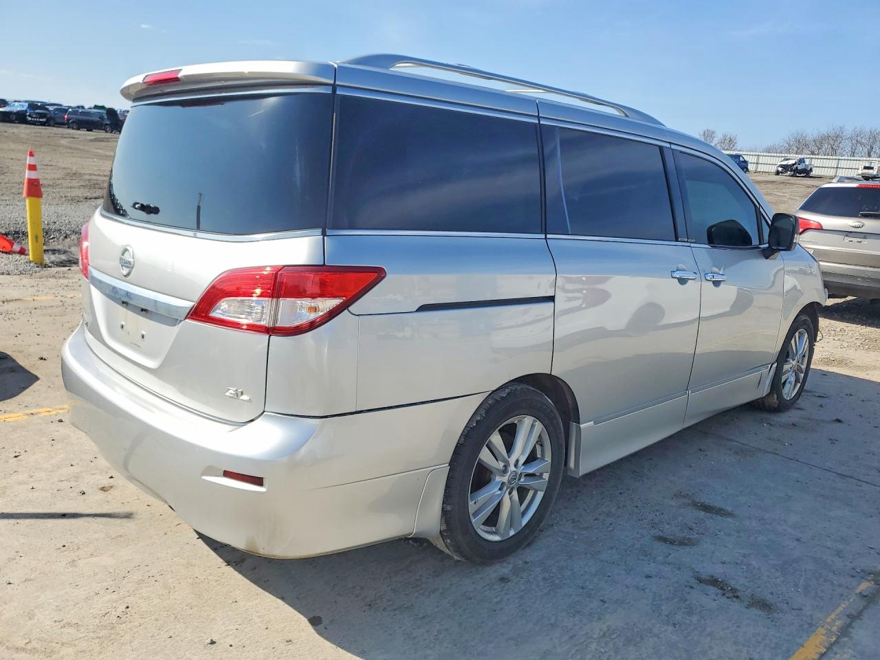 2015 Nissan Quest 3.5 Sl Silver vin: JN8AE2KP9F9129701
