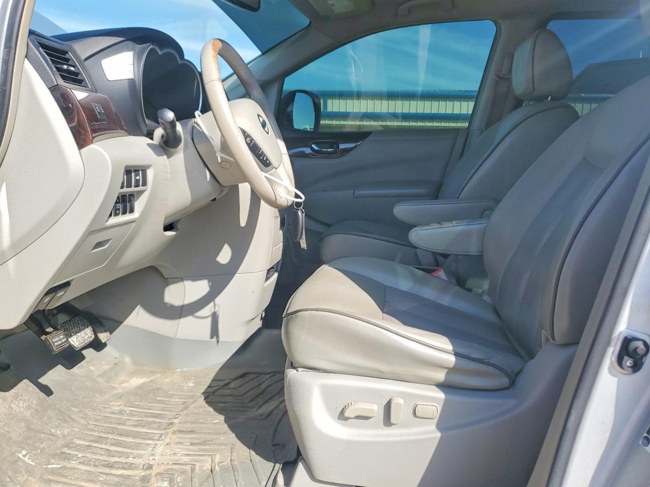 2015 Nissan Quest 3.5 Sl Silver vin: JN8AE2KP9F9129701