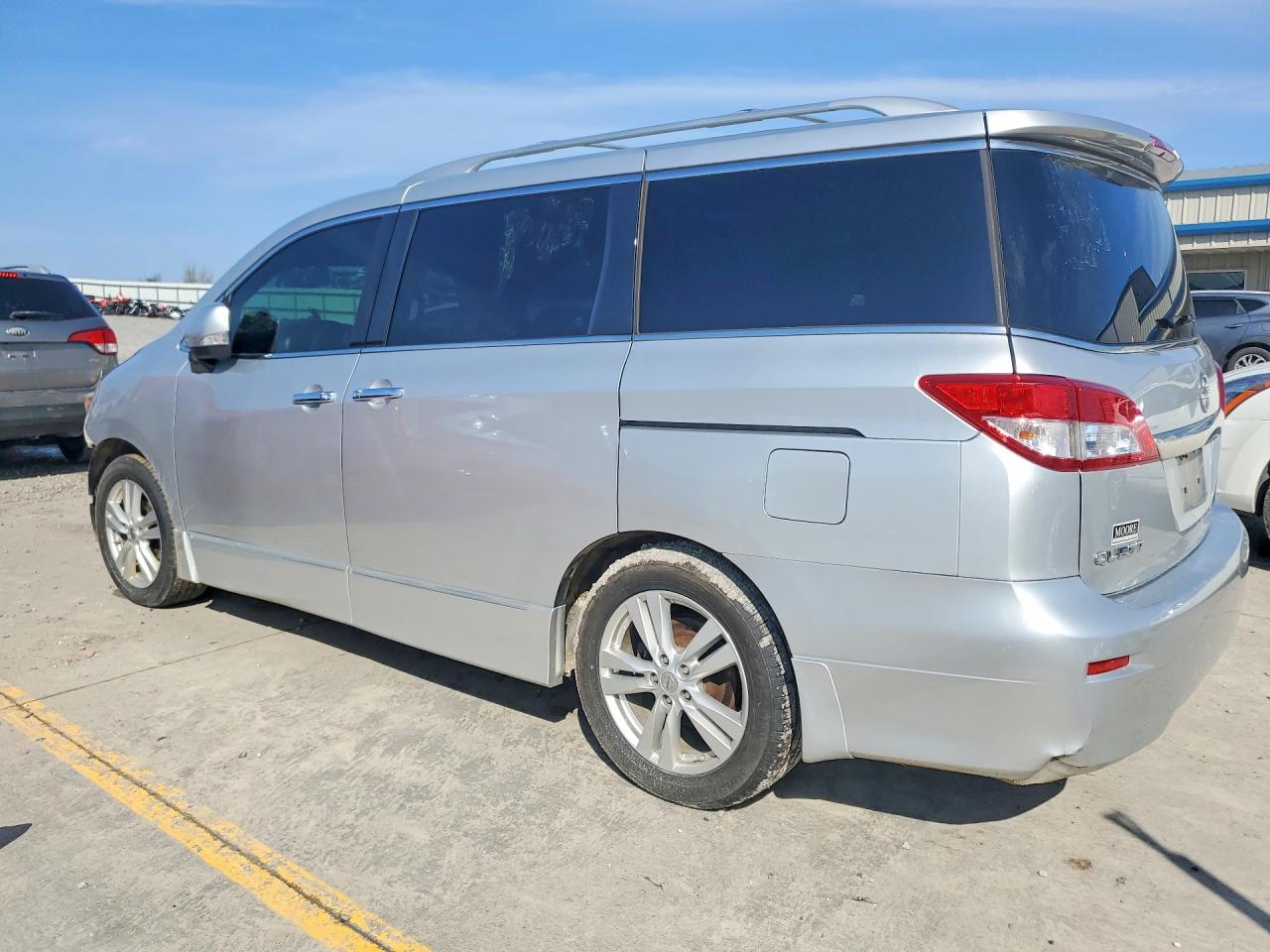 2015 Nissan Quest 3.5 Sl Silver vin: JN8AE2KP9F9129701