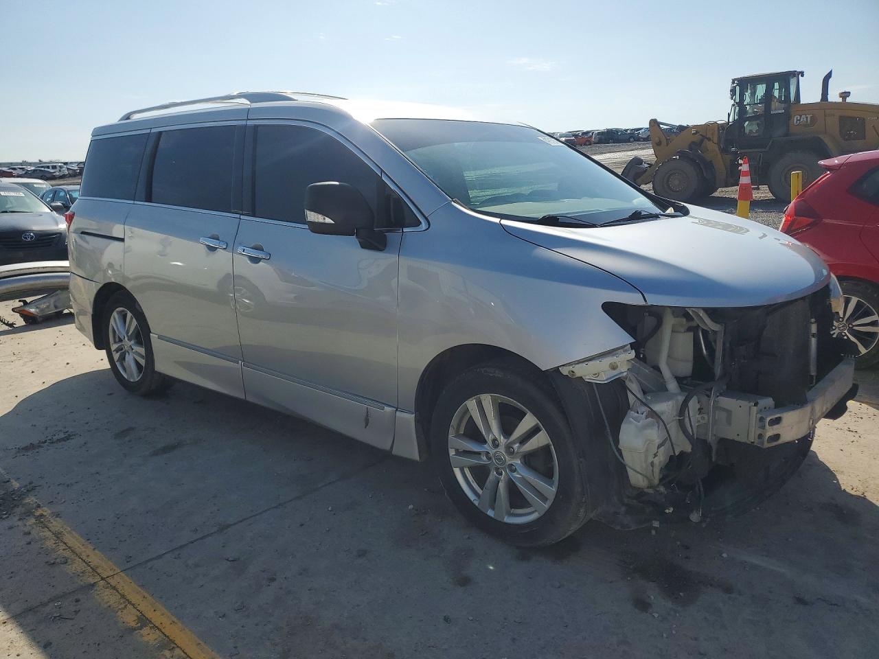 2015 Nissan Quest 3.5 Sl Silver vin: JN8AE2KP9F9129701